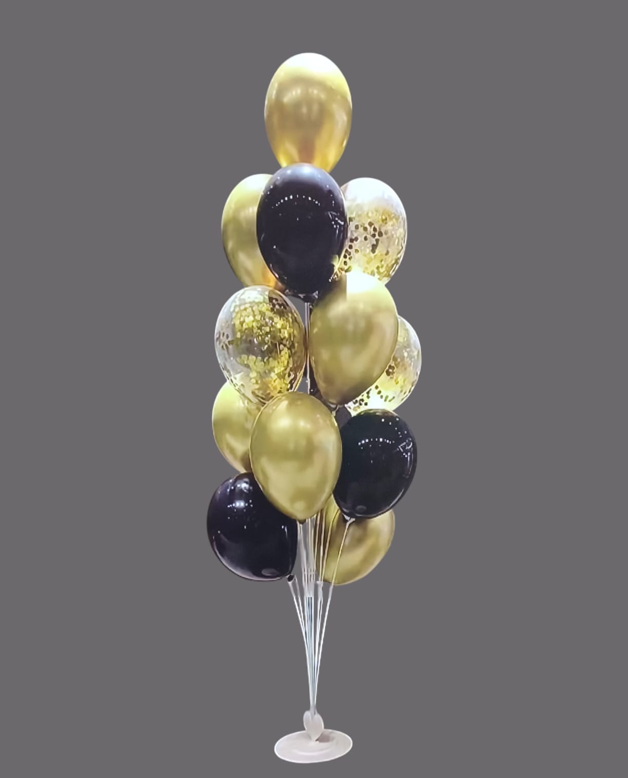 Balloon holder measuring 110cm*20cm with a set of 12 pieces of 12-inch balloons