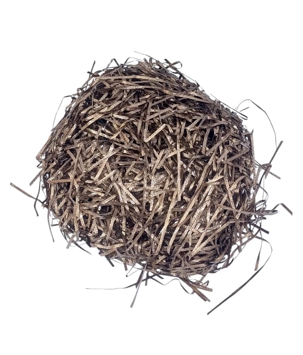 Shredded paper gift filler for filling gift boxes, gift baskets and bags, 100 grams