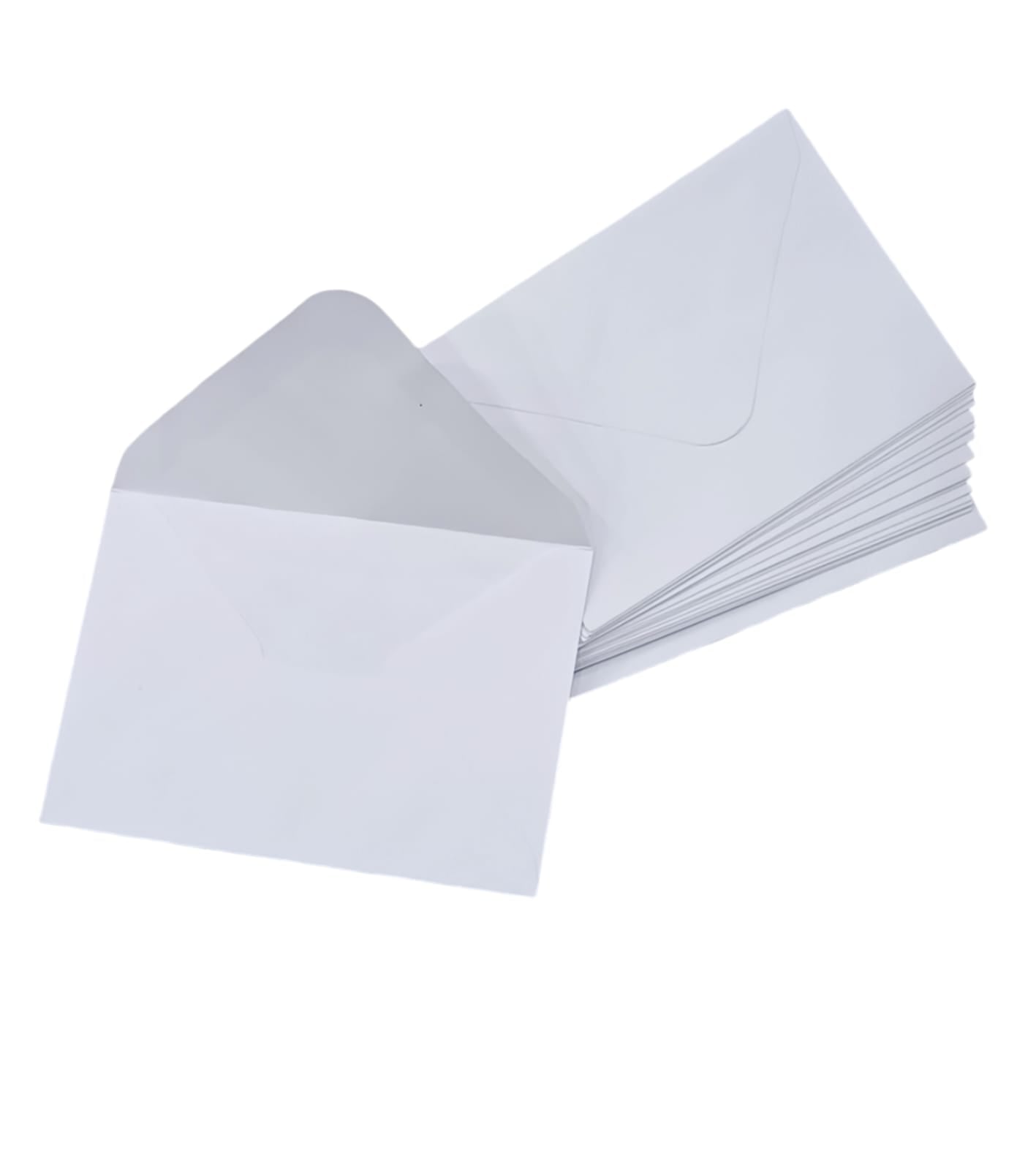 White letter envelope 20 pieces Size  11CM ×8CM