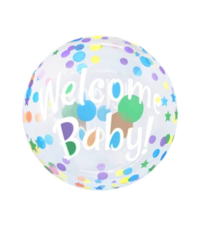 Bebo Clear Newborn Balloon 20 inch