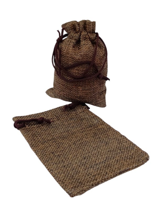 Burlap bags for gift distribution, 12 pieces L(10×15CM)