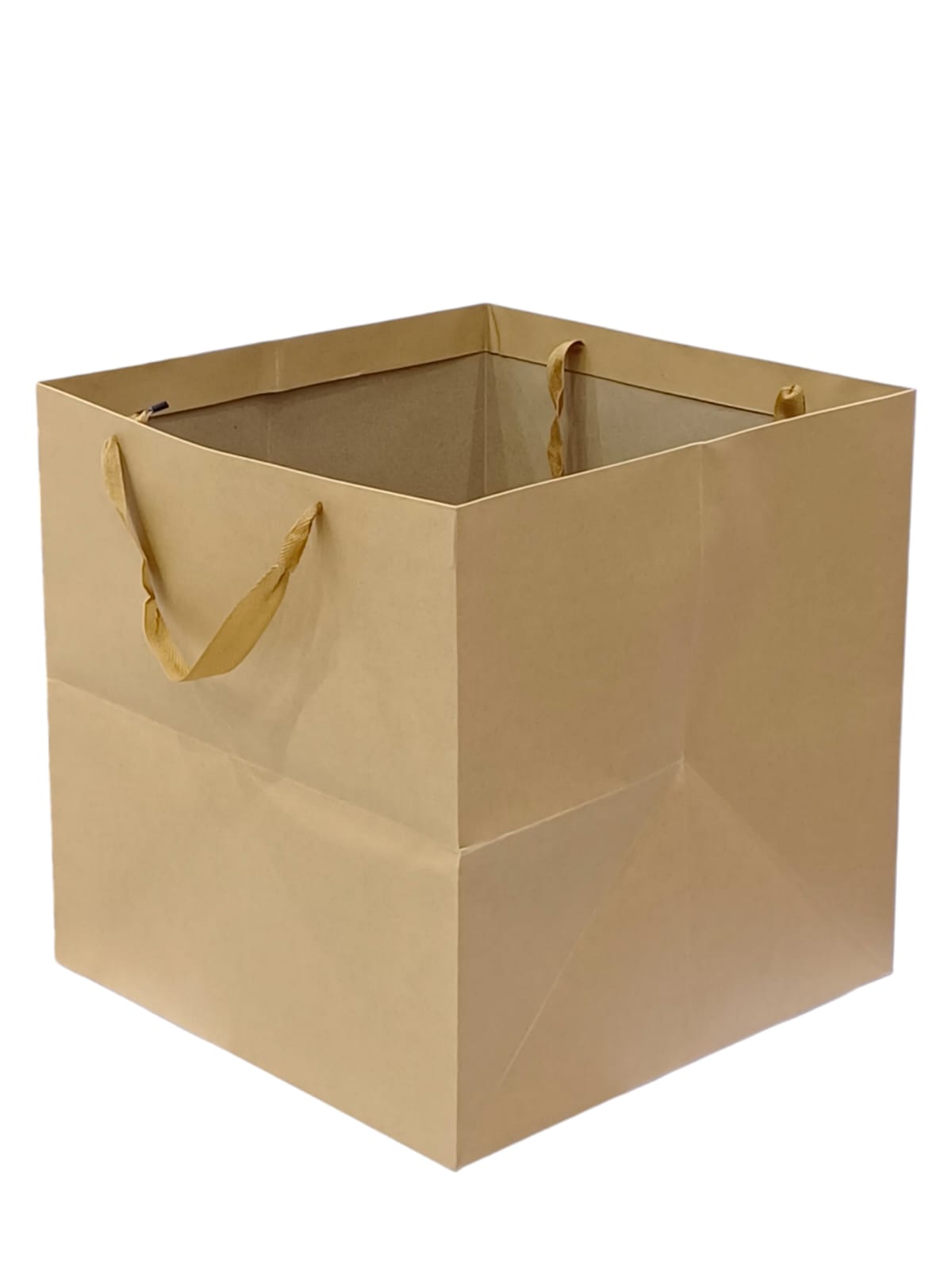 Square cardboard gift bags