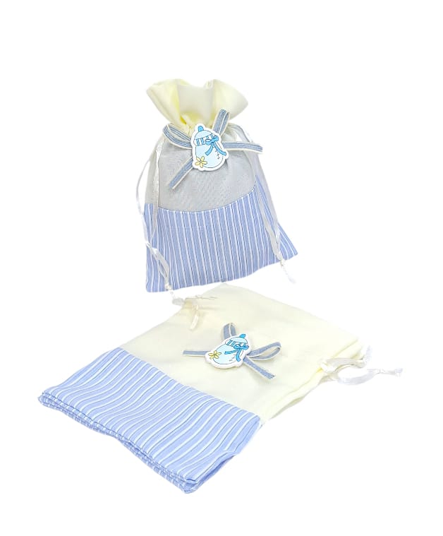 Newborn baby gift bags made of fabric, 12 pieces Size 9CM ×7CM