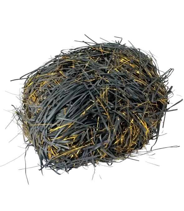 Shredded paper gift filler for filling gift boxes, gift baskets and bags, 100 grams