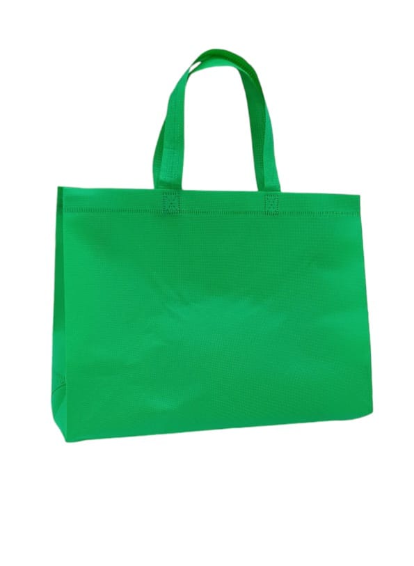 Reusable, printable, fabric shopping bags, light green, 12 pieces  Size  (S)25×35×11CM