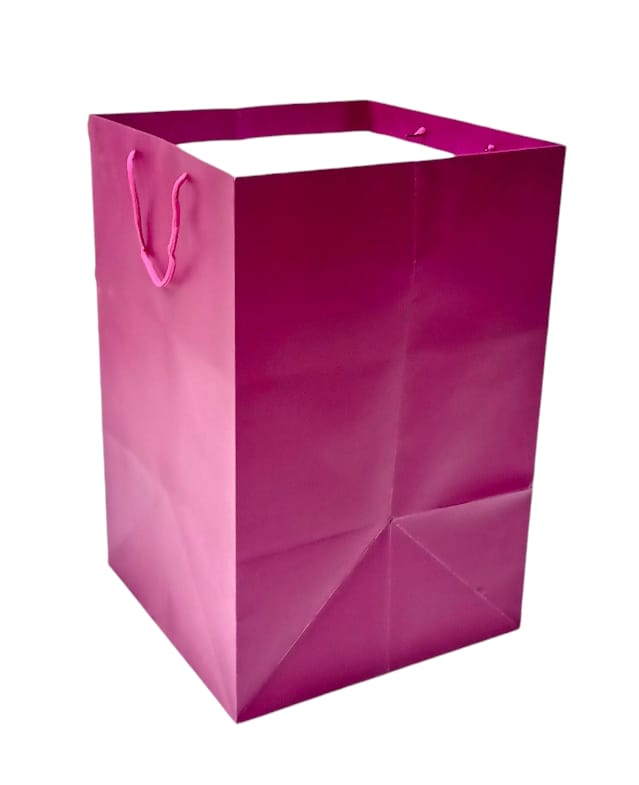 Large gift bags, 12 pieces, light fuchsia Size  35×35×53CM