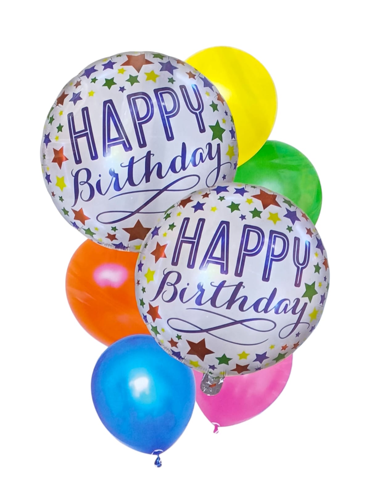 Birthday balloon set, foil balloon and latex balloon 7pcs