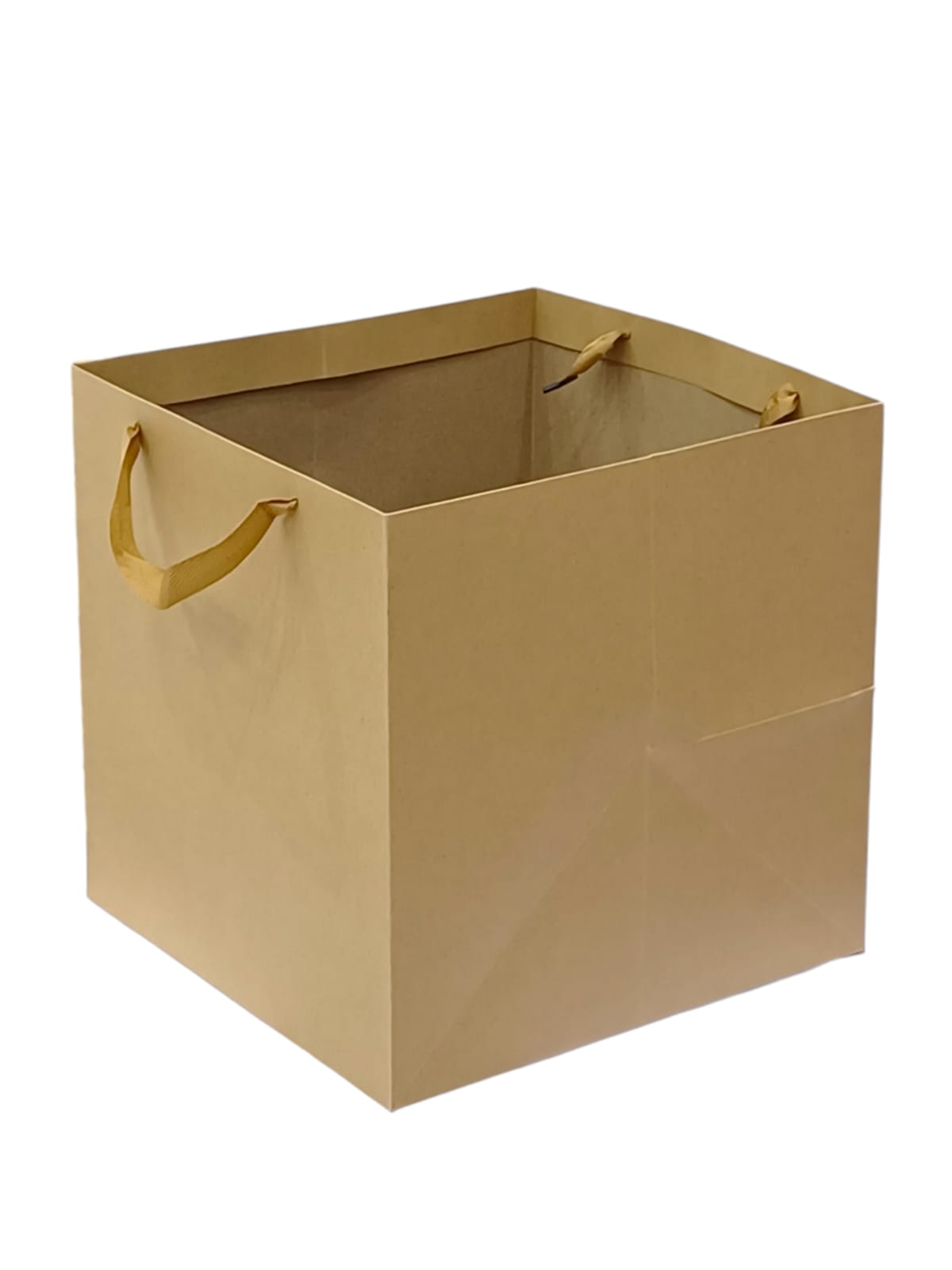 Square cardboard gift bags