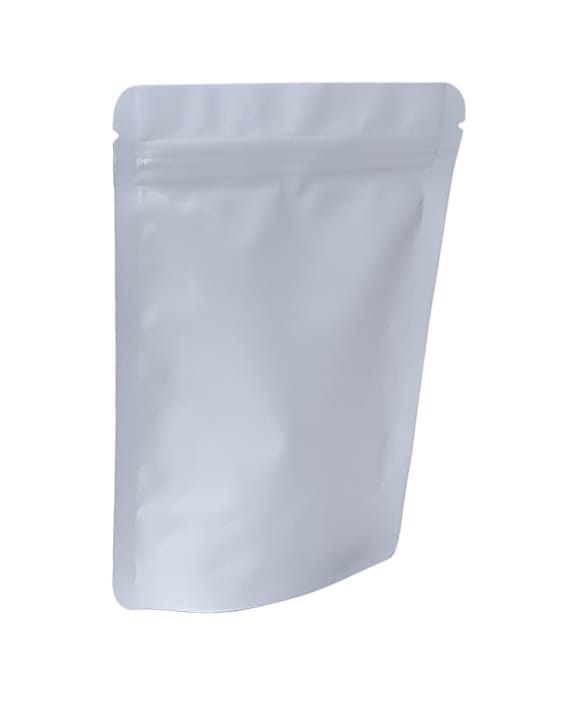 Pack of 12 resealable white foil storage bags13CM ×8.50CM