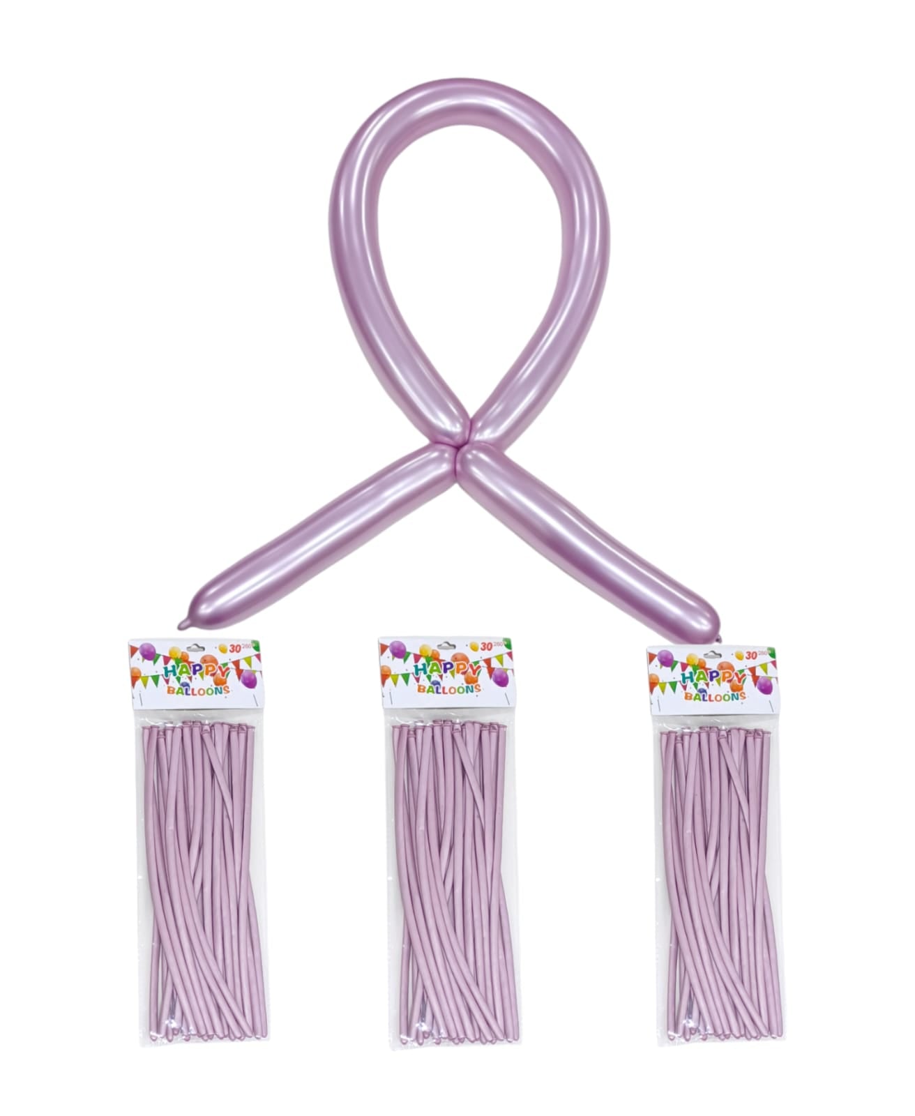 Long burgundy balloons 30pcs