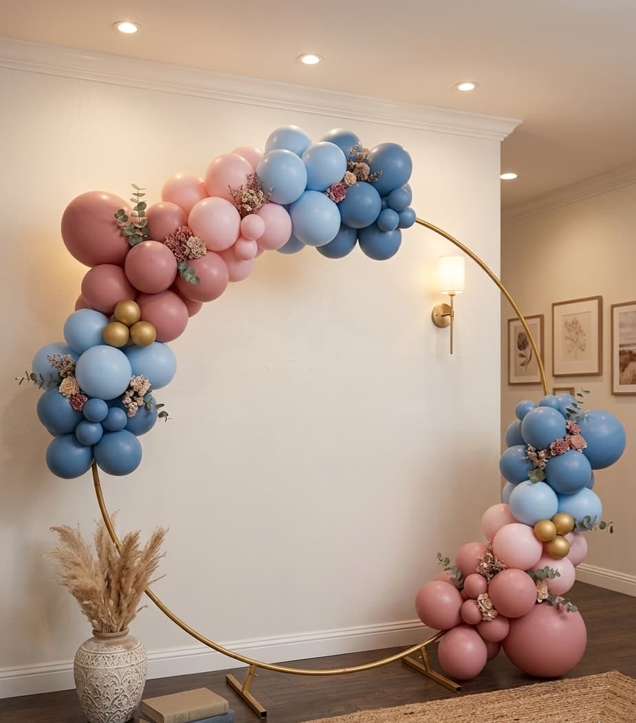 Metal round balloon arch (1.50 m)