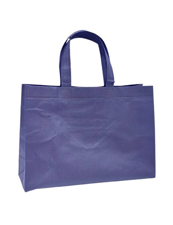 Reusable, printable, fabric shopping bags, navy blue, 12 pieces  Size(