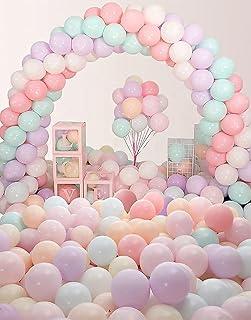 100pcs pastel color balloons .12 inch