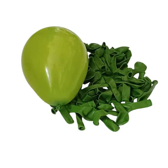 Balloon 50 pieces, 5 inches, olive green color