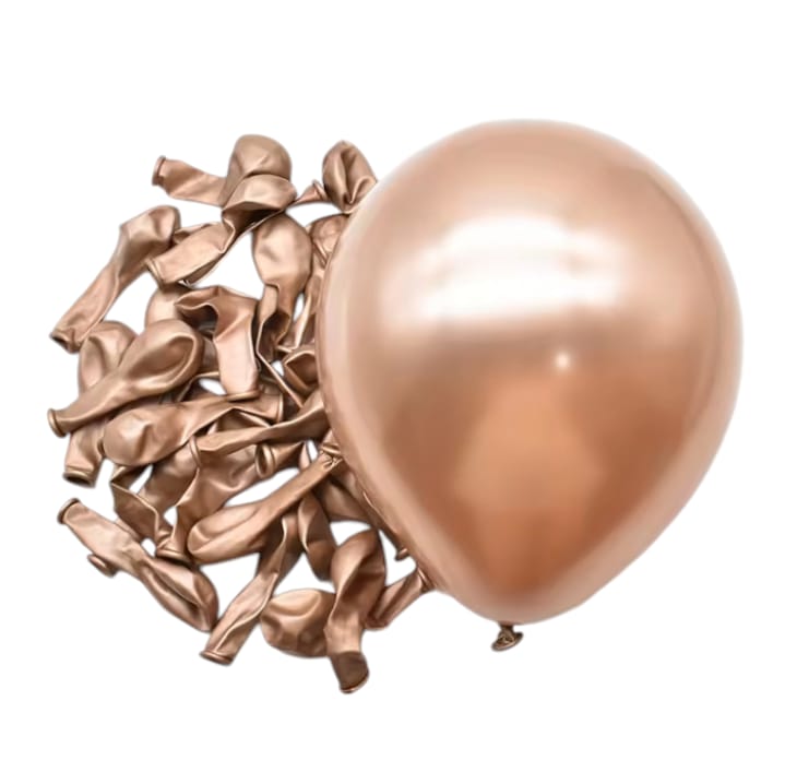 Chrome balloon 100 pieces 12 inch copper