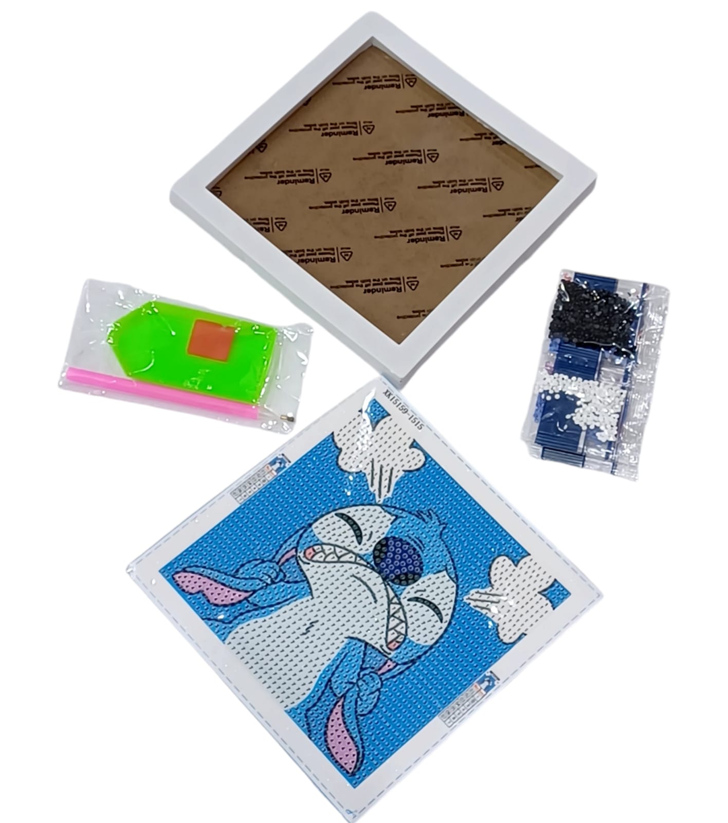 Diamond drawings art works for children. Cartoon characters