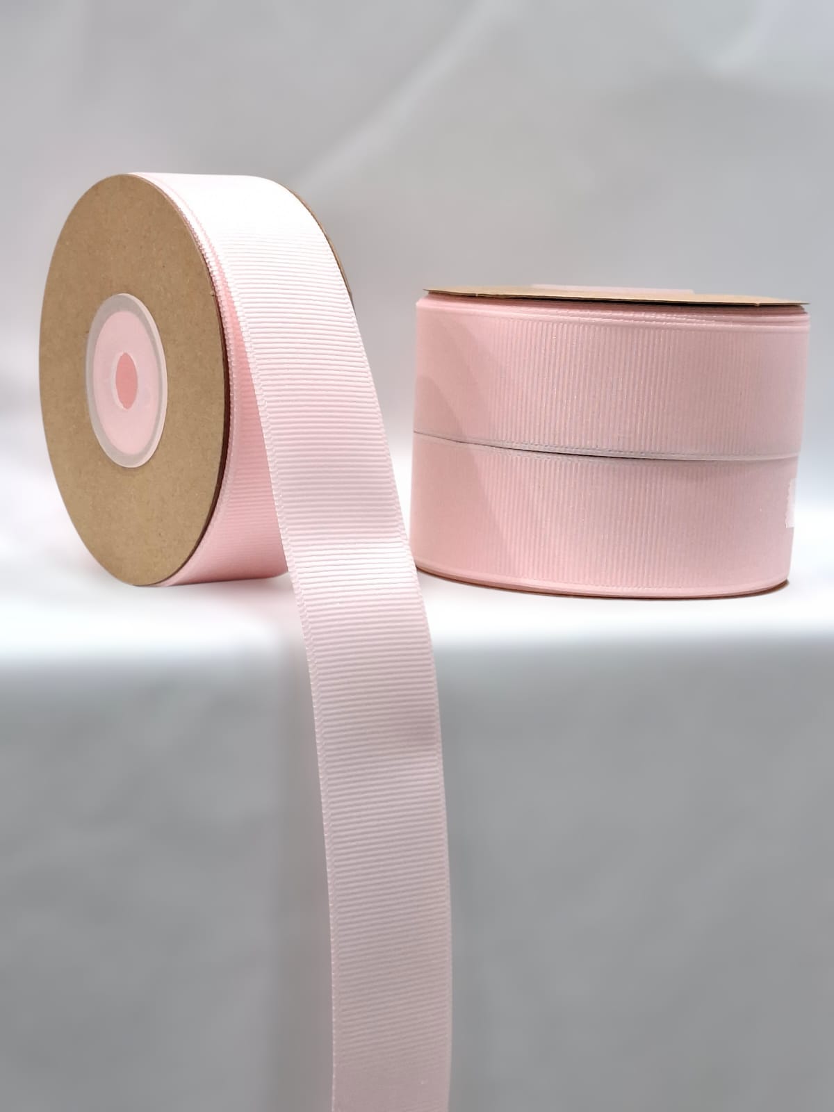 Light Pink Piqué Ribbons (16m x 2.5cm)