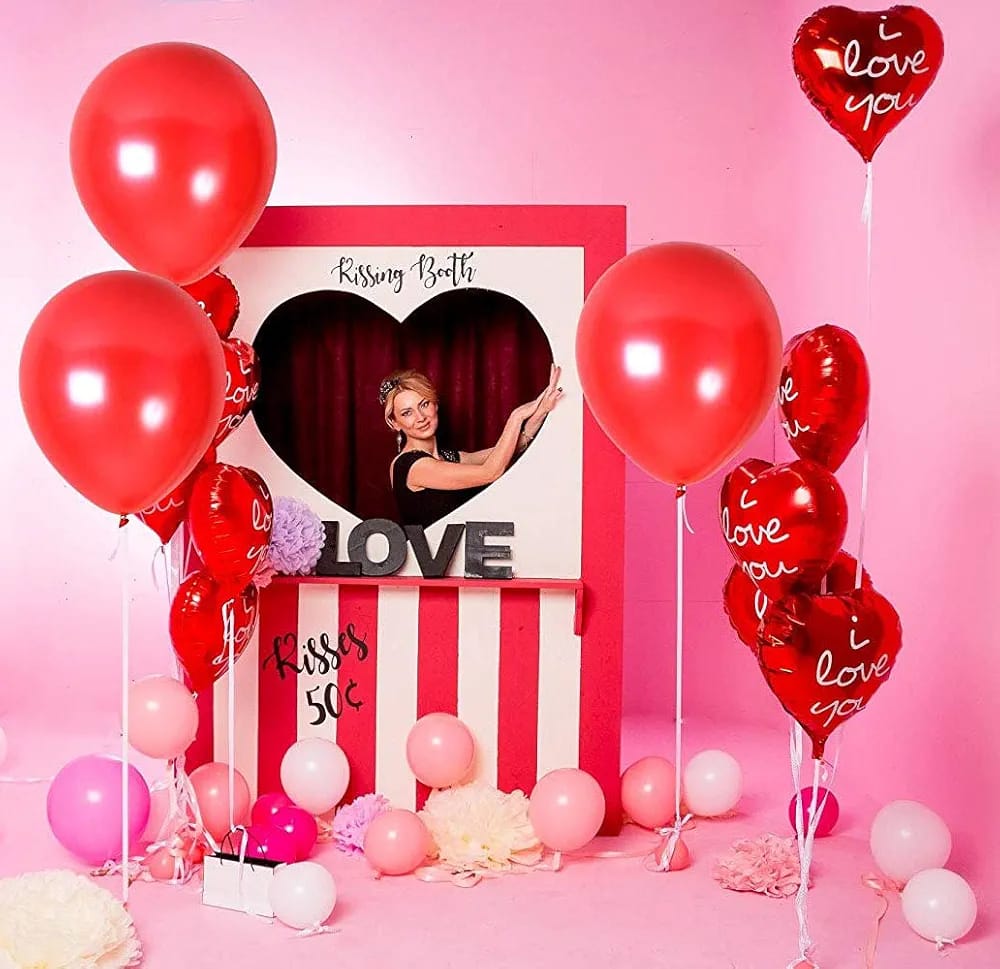 Balloon 100 Pieces, Matte Red 12 INCH