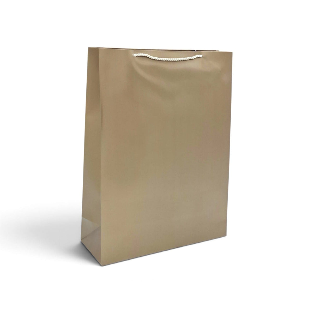 Large gift bags, 12 pieces, gold-colored, dimensions: 60 × 45 × 17 cm