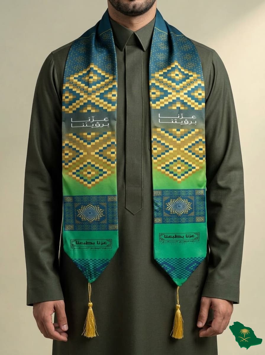 National Day Scarf 145*16cm