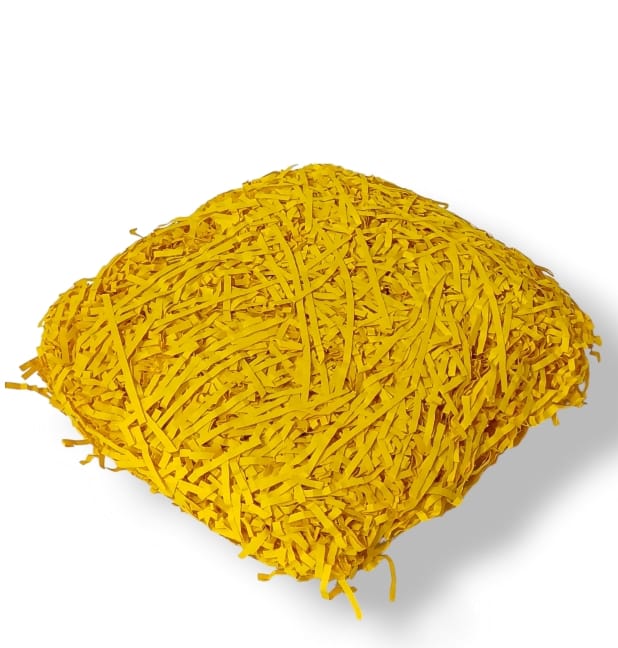 Shredded paper gift filler for filling gift boxes, gift baskets and bags, 100 grams