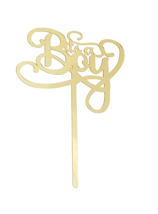 Acrylic cake decorations
