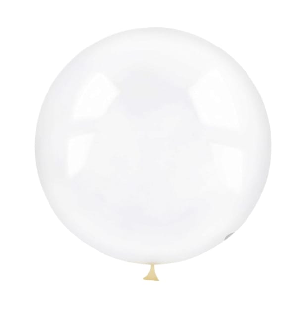 18 inch latex balloon transparent color 25pcs