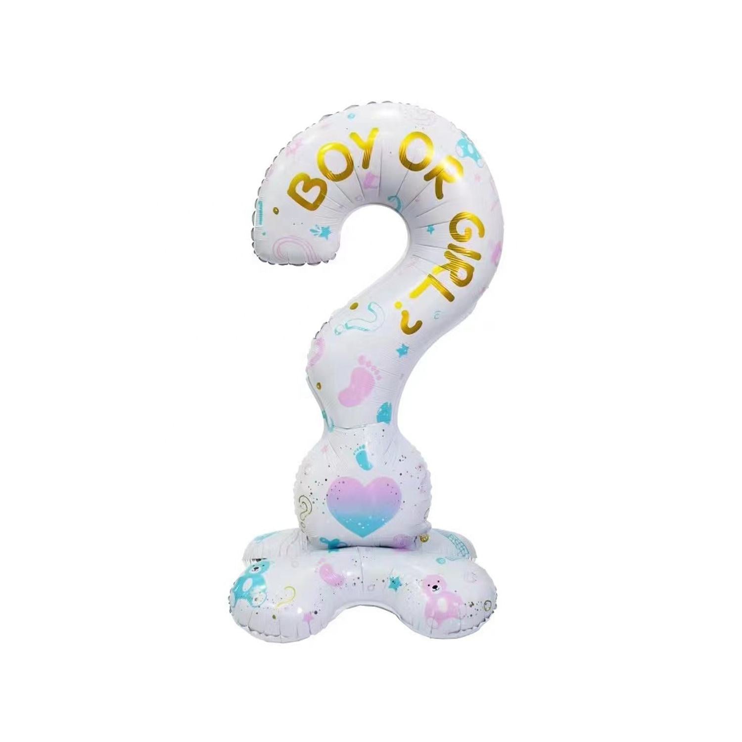 A balloon intended to determine the fetus as a boy or a girl