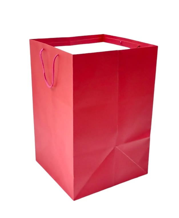 Large gift bags, 12 pieces of fuchsia Size  35×35×53CM