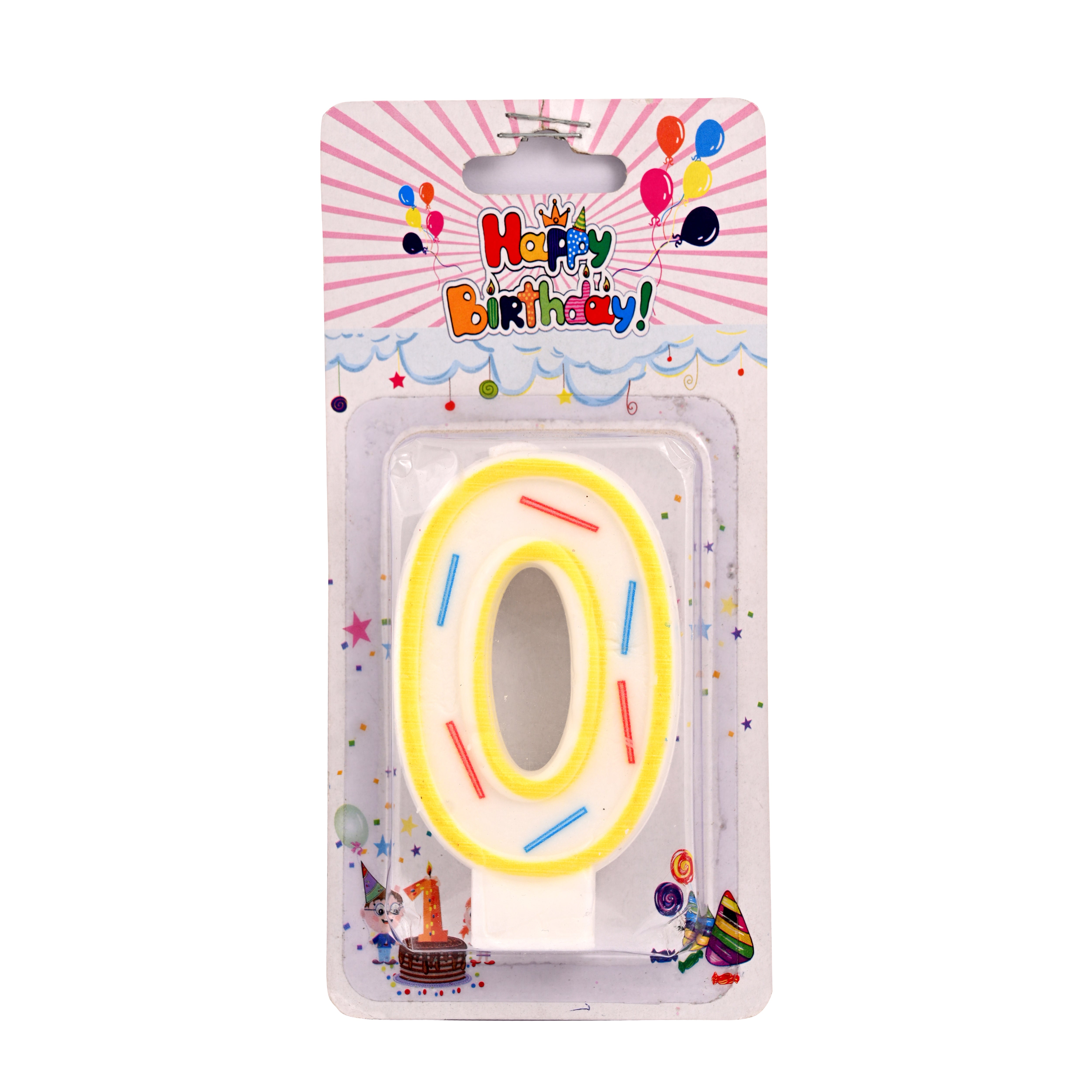 Party Candle Rubber Card 0