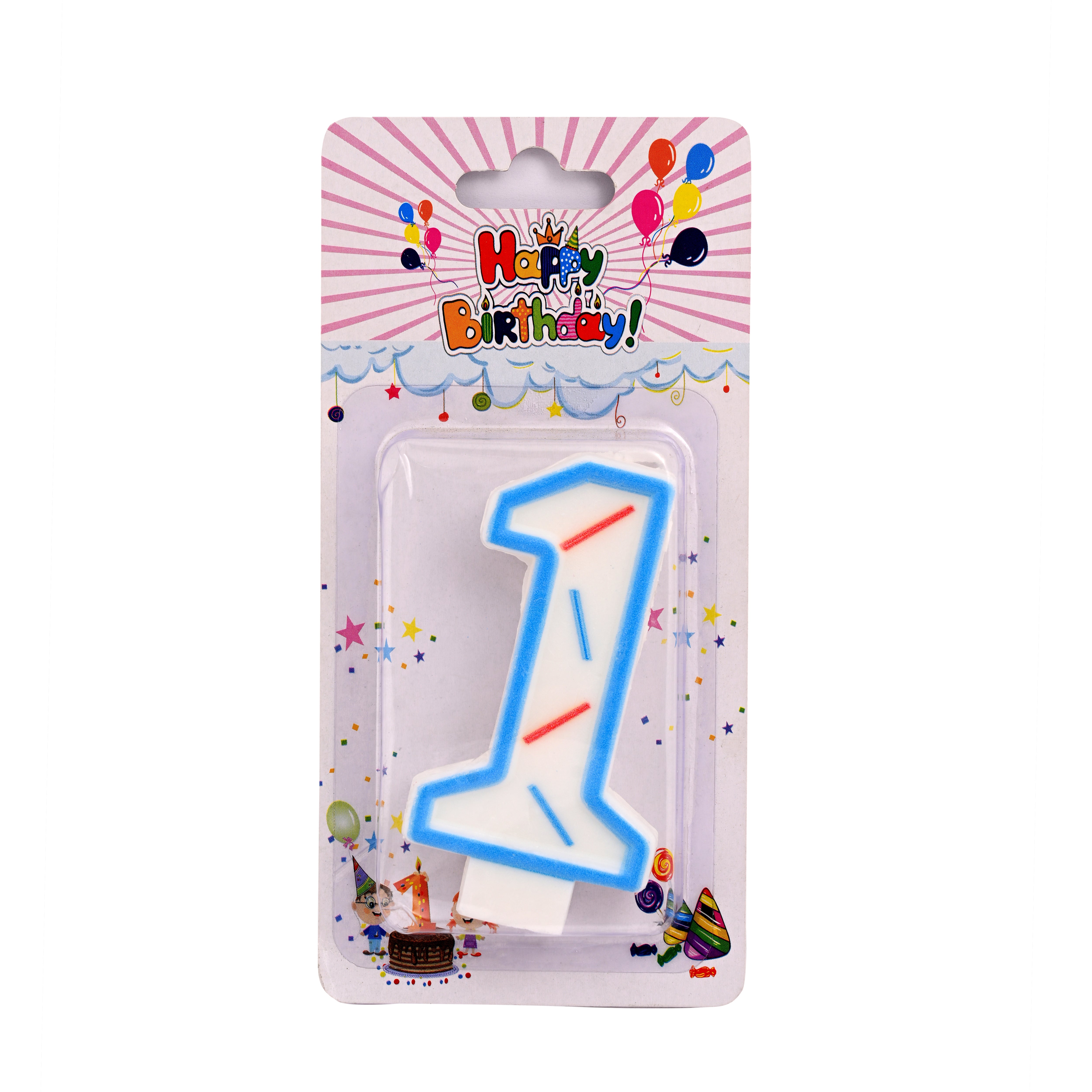 Party Candle Rubber Card 1