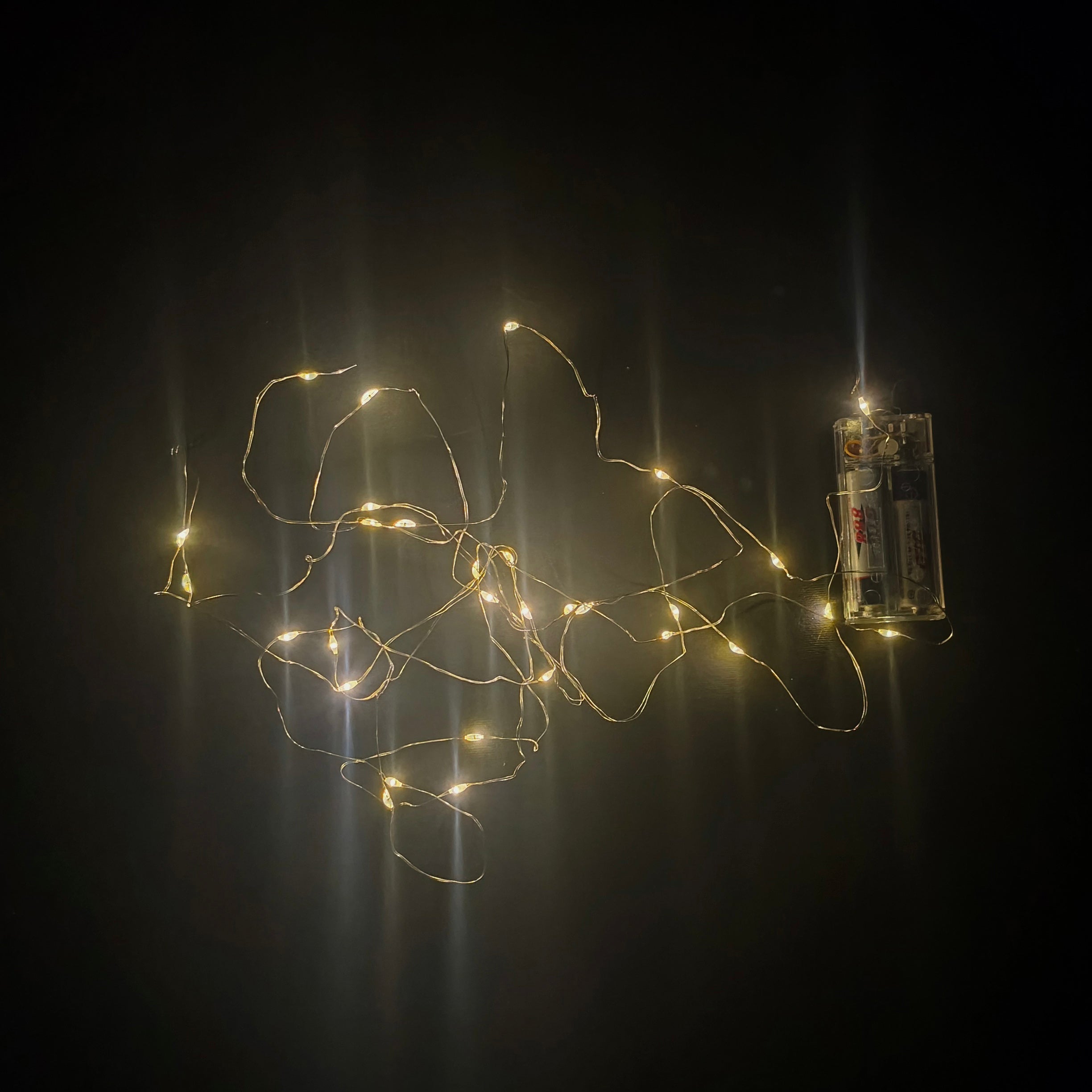 LED light wire carrying light, 3 meters, 20 light yellow