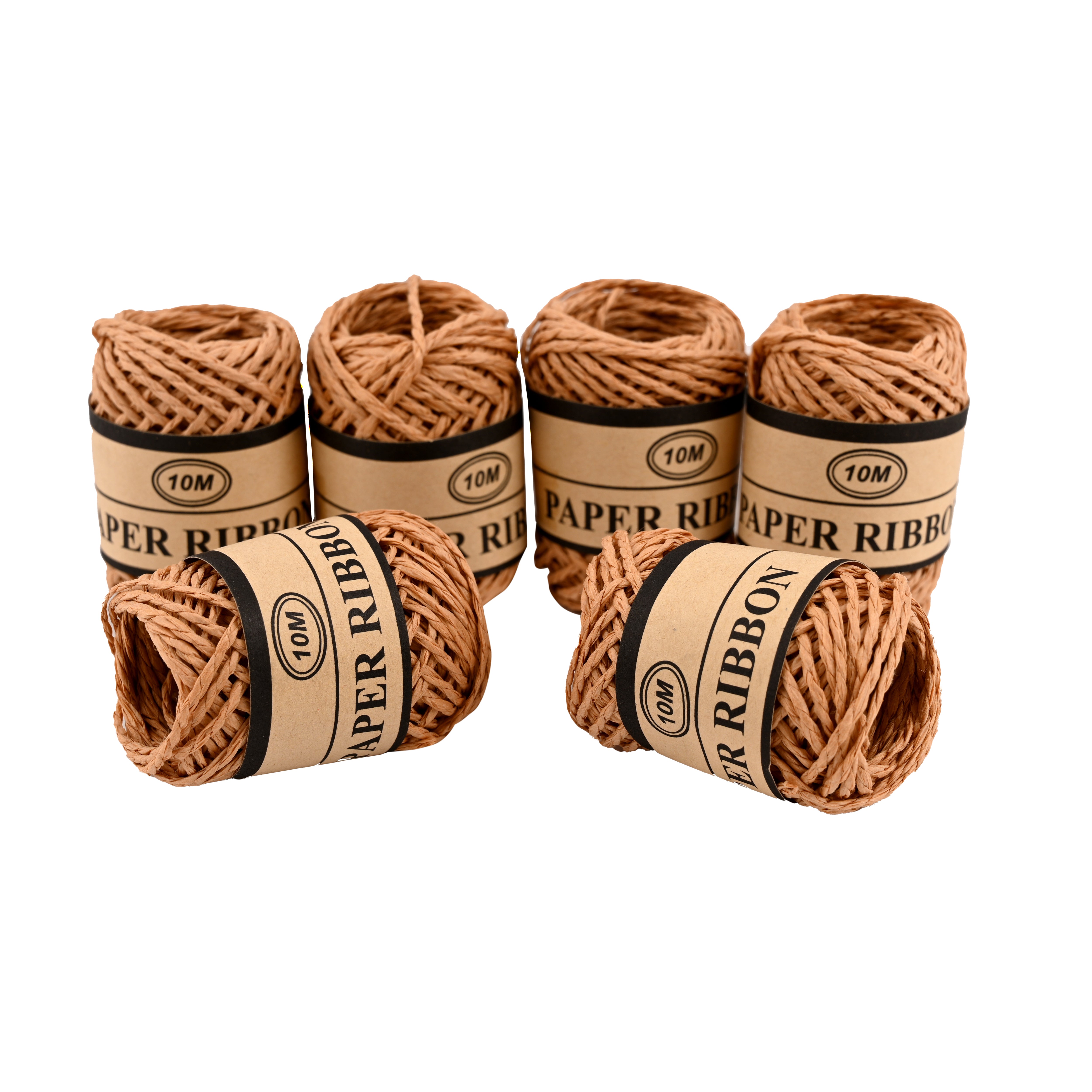 Burlap Rope, 10M Brown, 6 Knots Length 10 meters/6 rolls