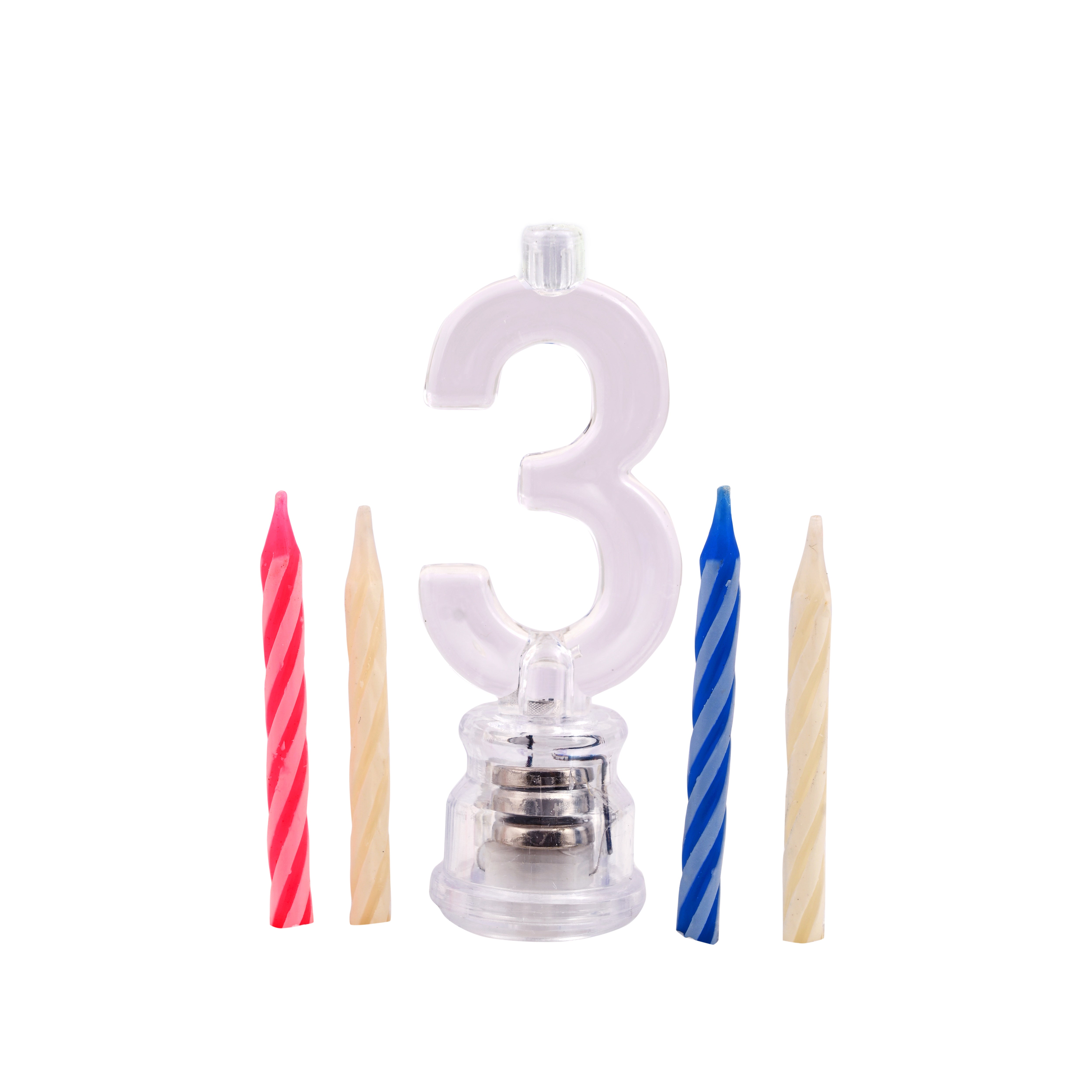 Led Number Candles Set 3