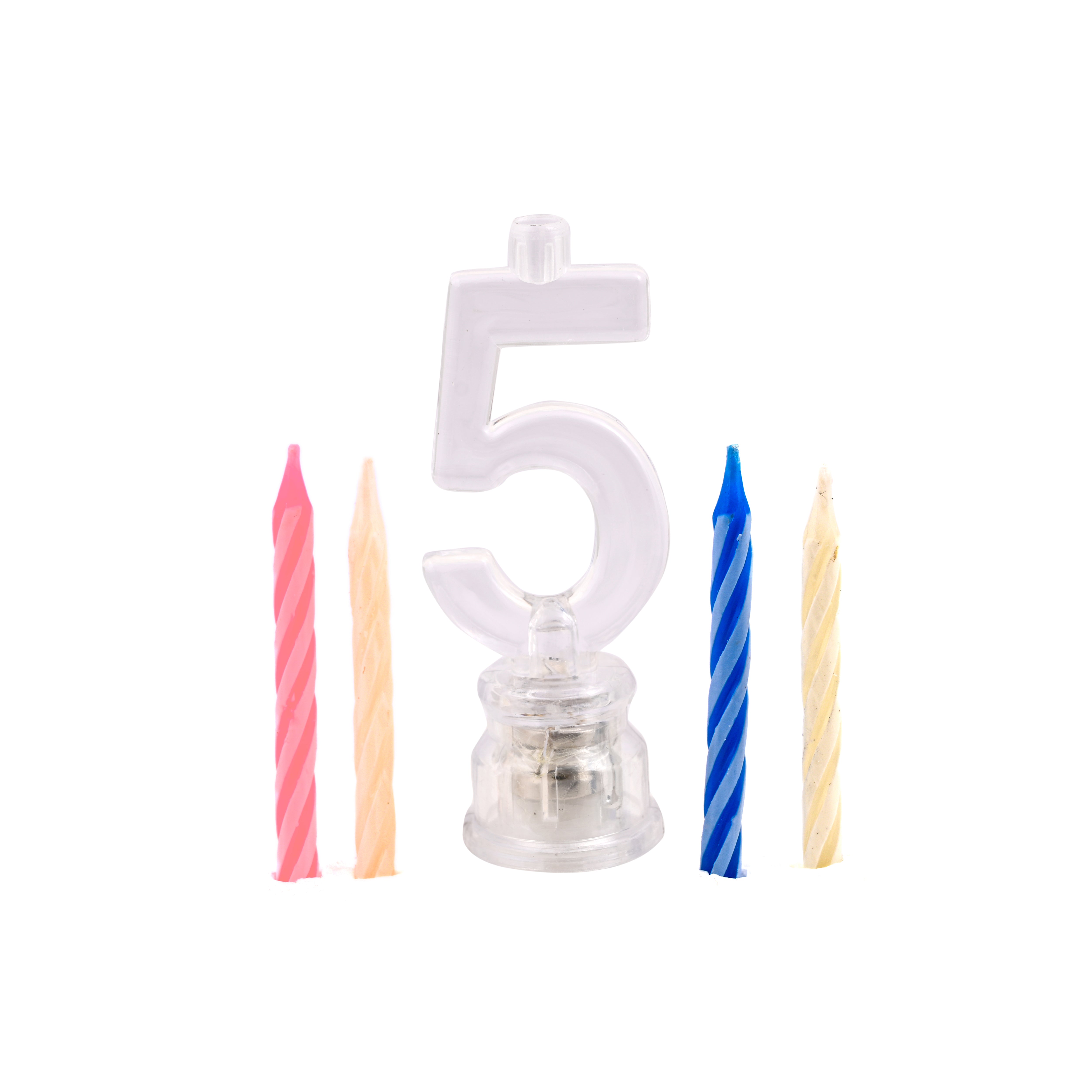 Led Number Candles Set 5