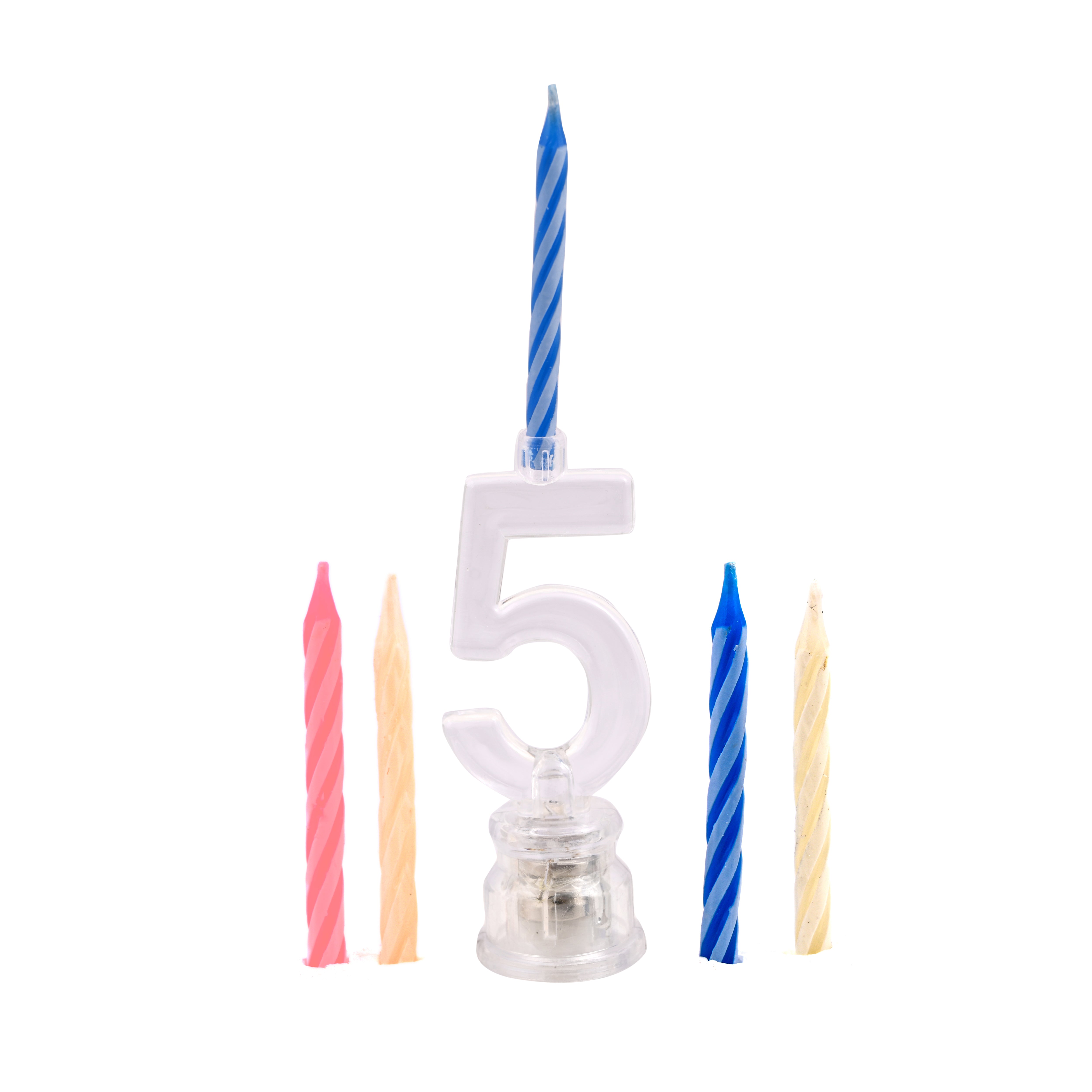 Led Number Candles Set 5