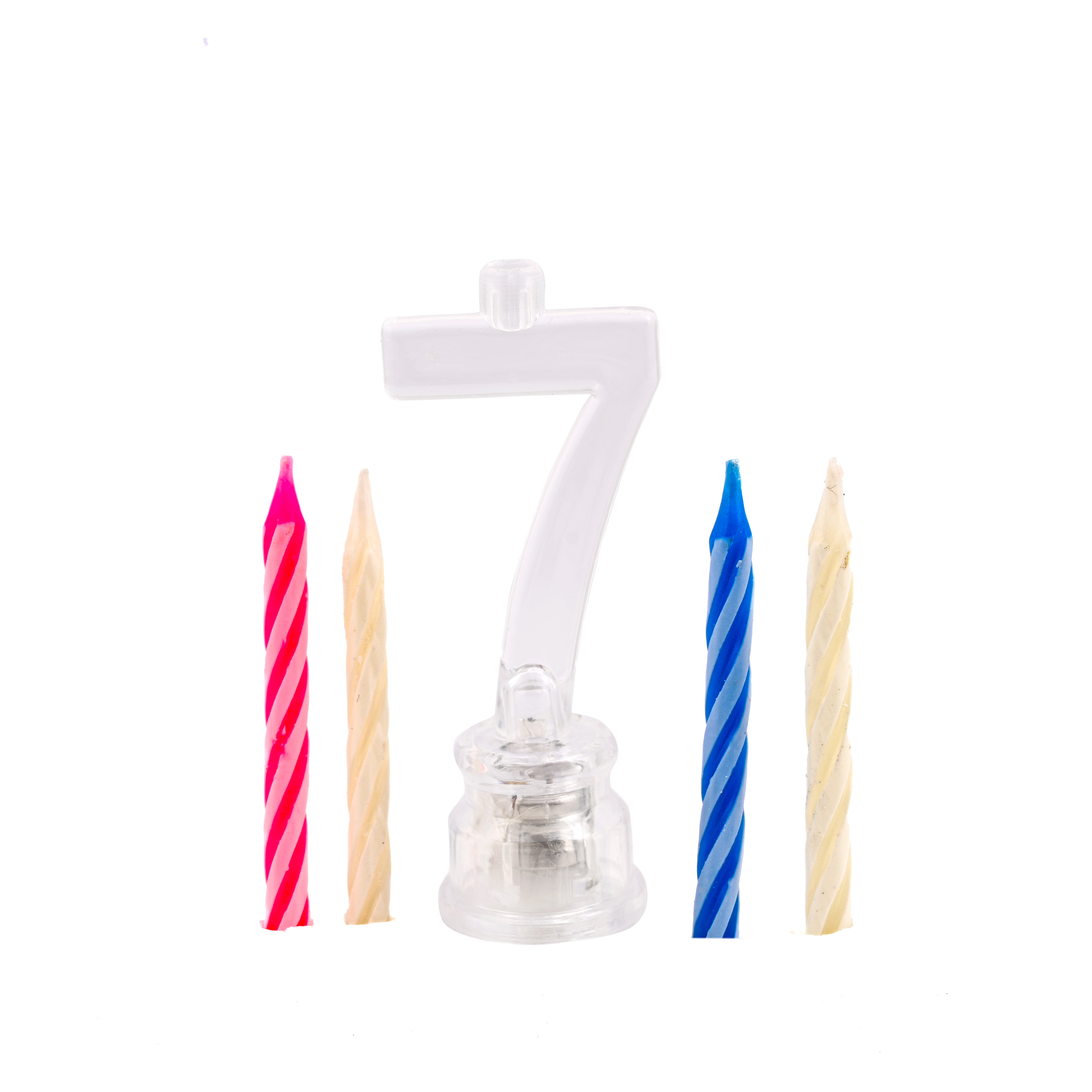 Set Of Led Number Candles 7