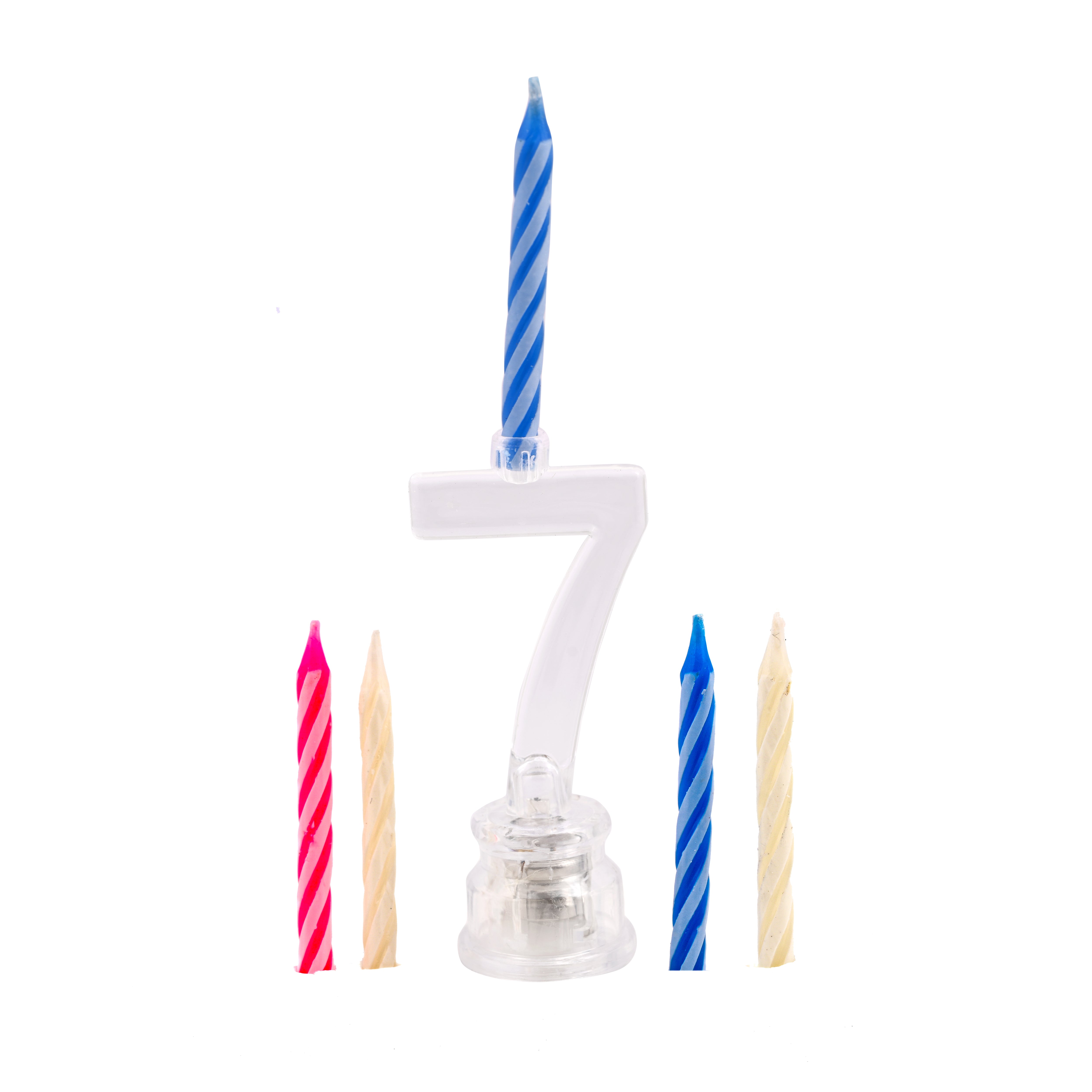 Set Of Led Number Candles 7