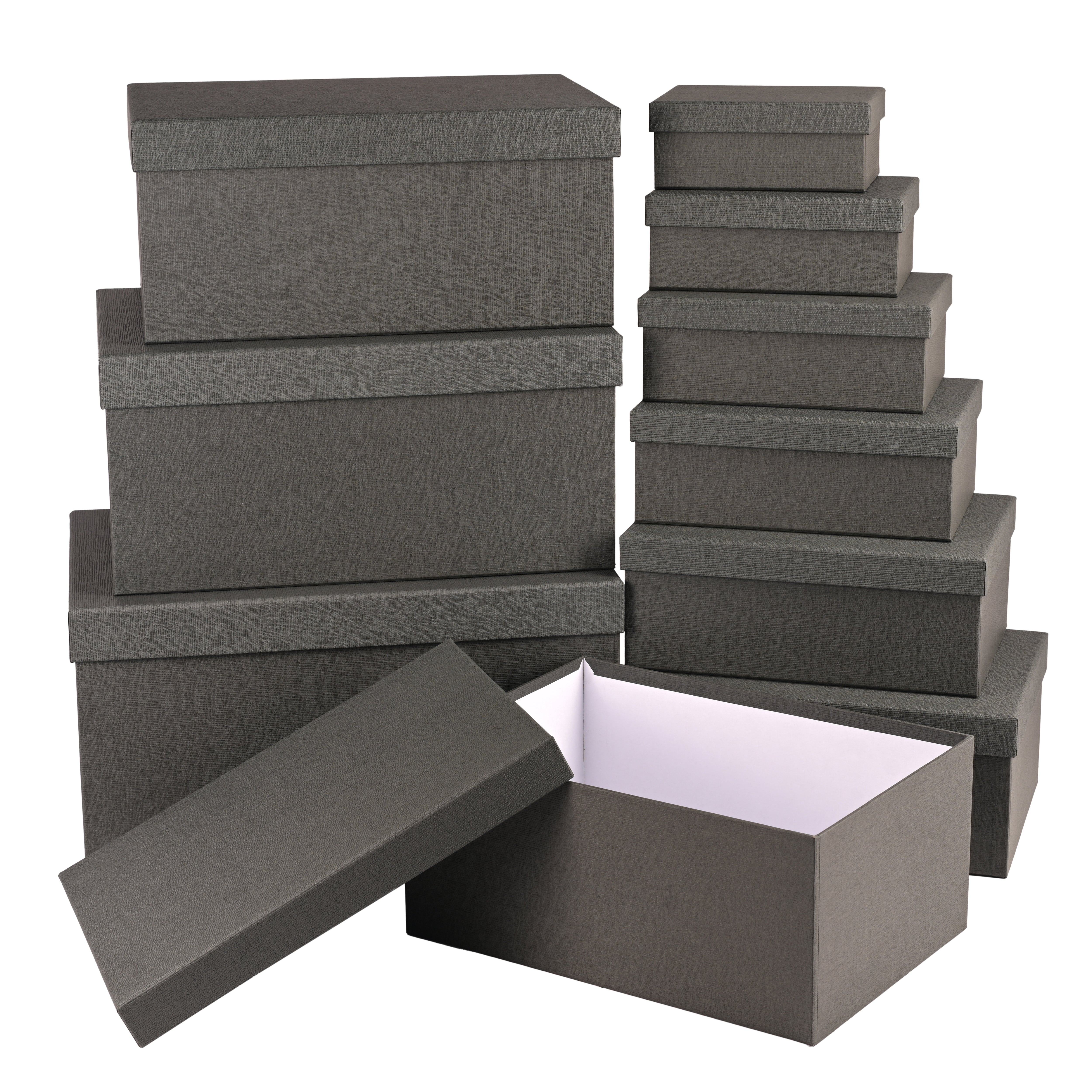 Grey Box Set 10-piece gift set Dark grey – Party & Story