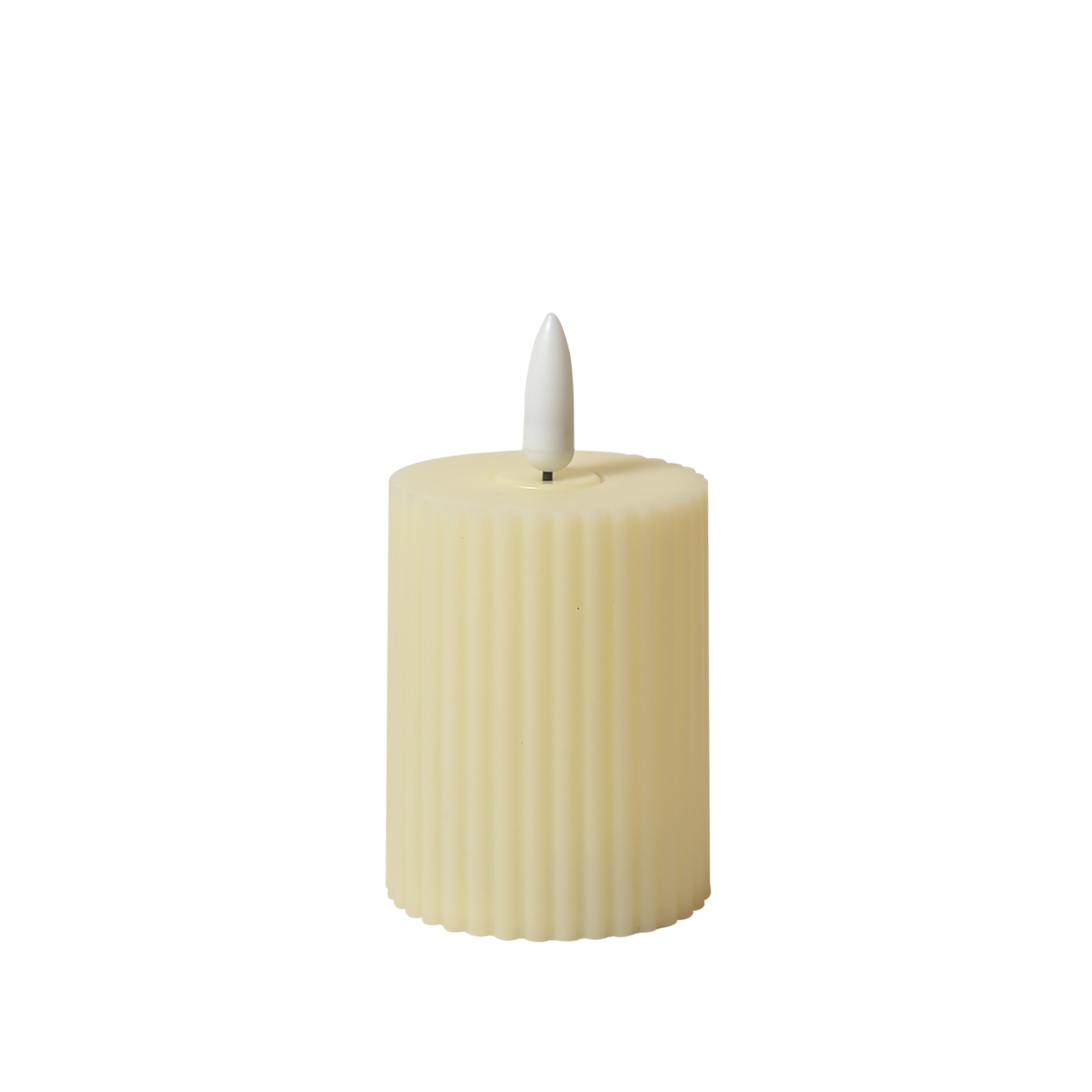 LED movable candle light w 5 CM* 7 CM small off white 12 pieces