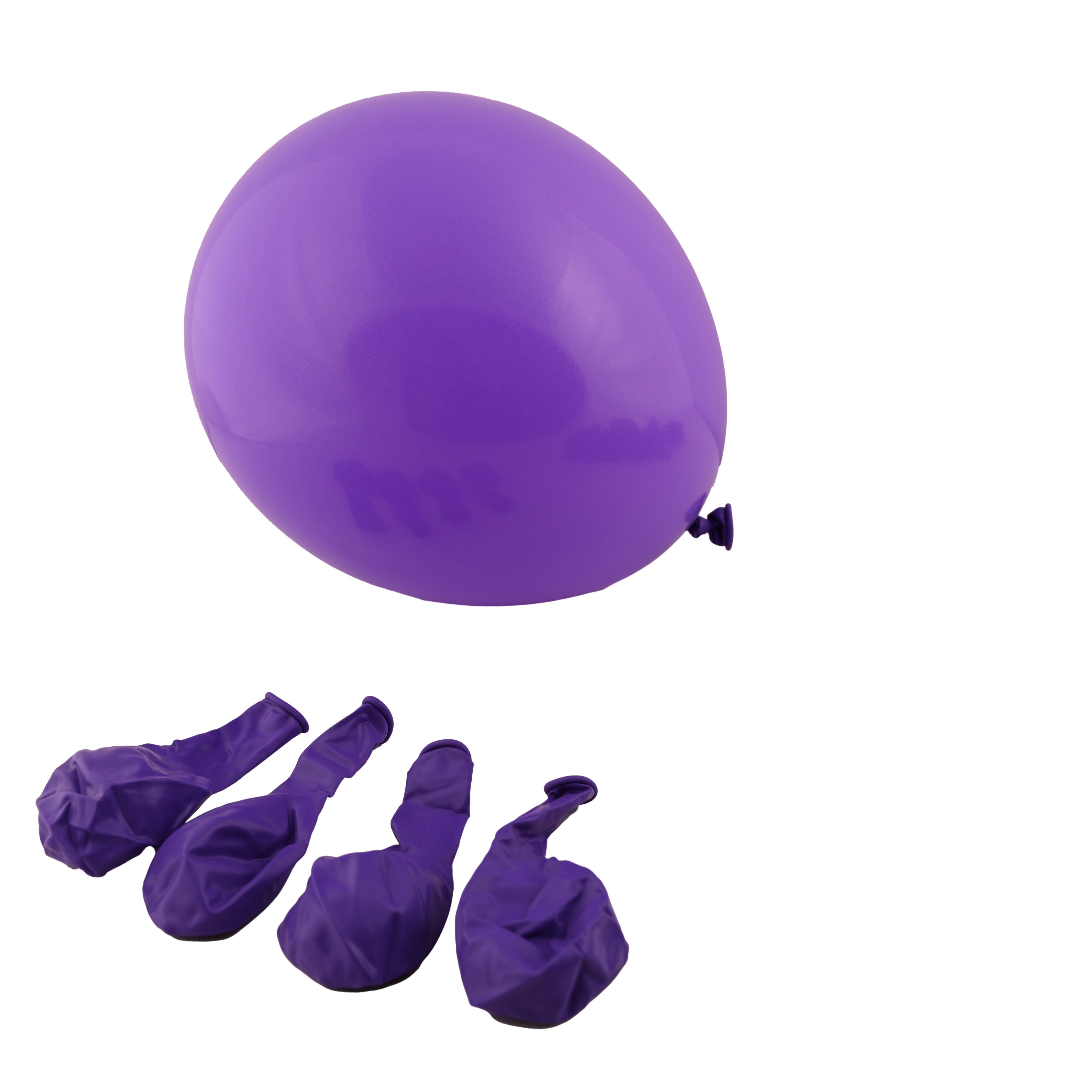 100Pcs Balloon, Shiny Lilac