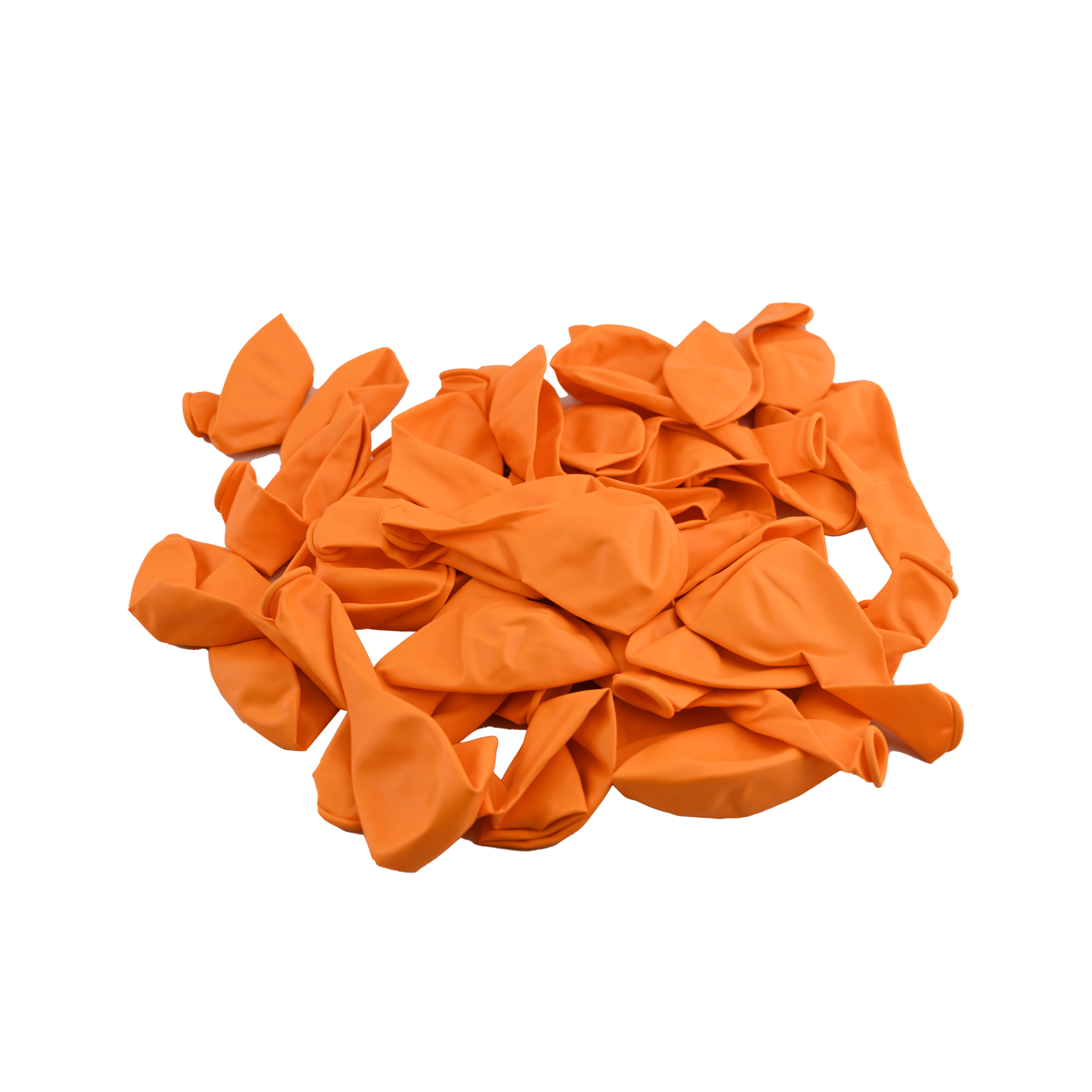 100Pcs Shiny Orange Balloon