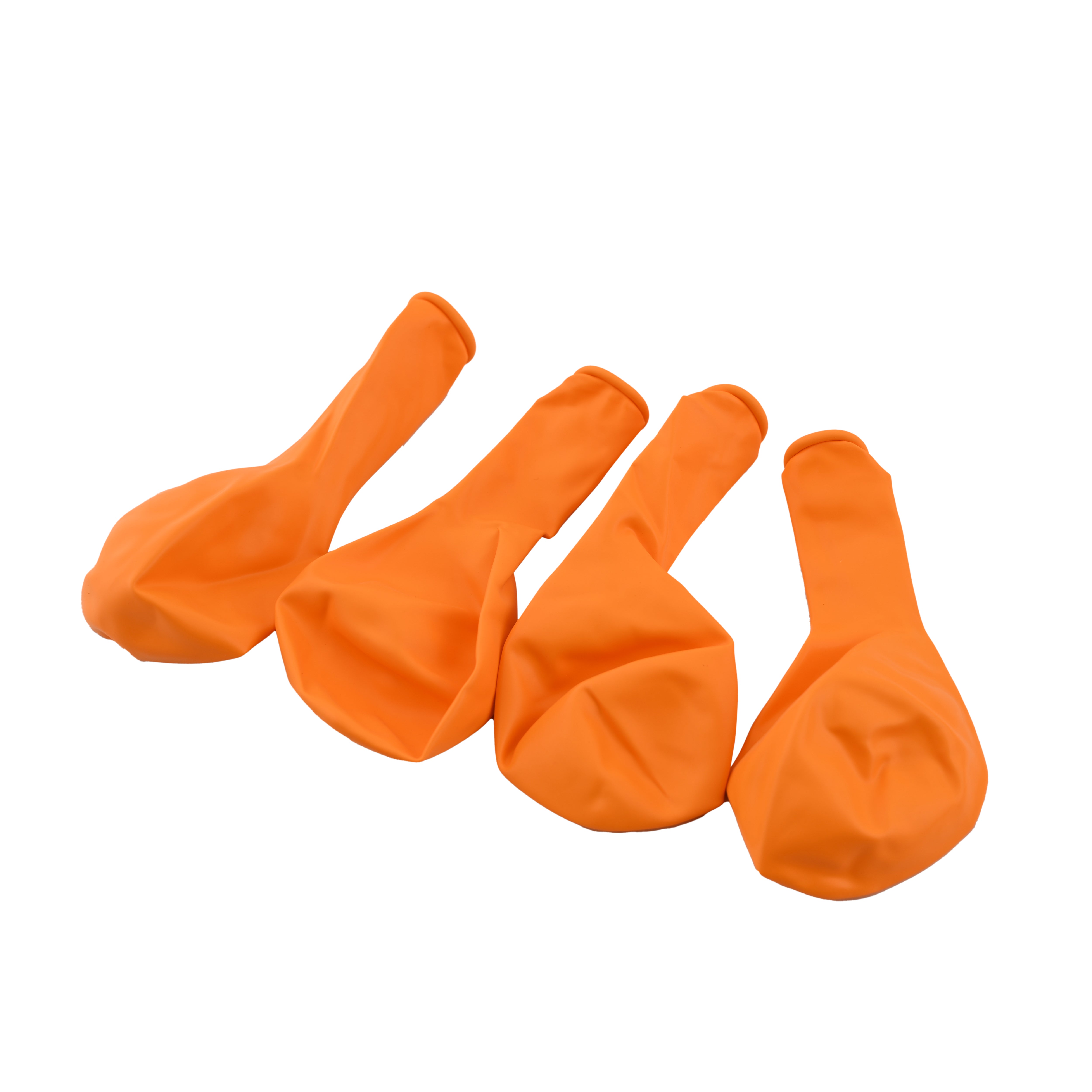 100Pcs Shiny Orange Balloon