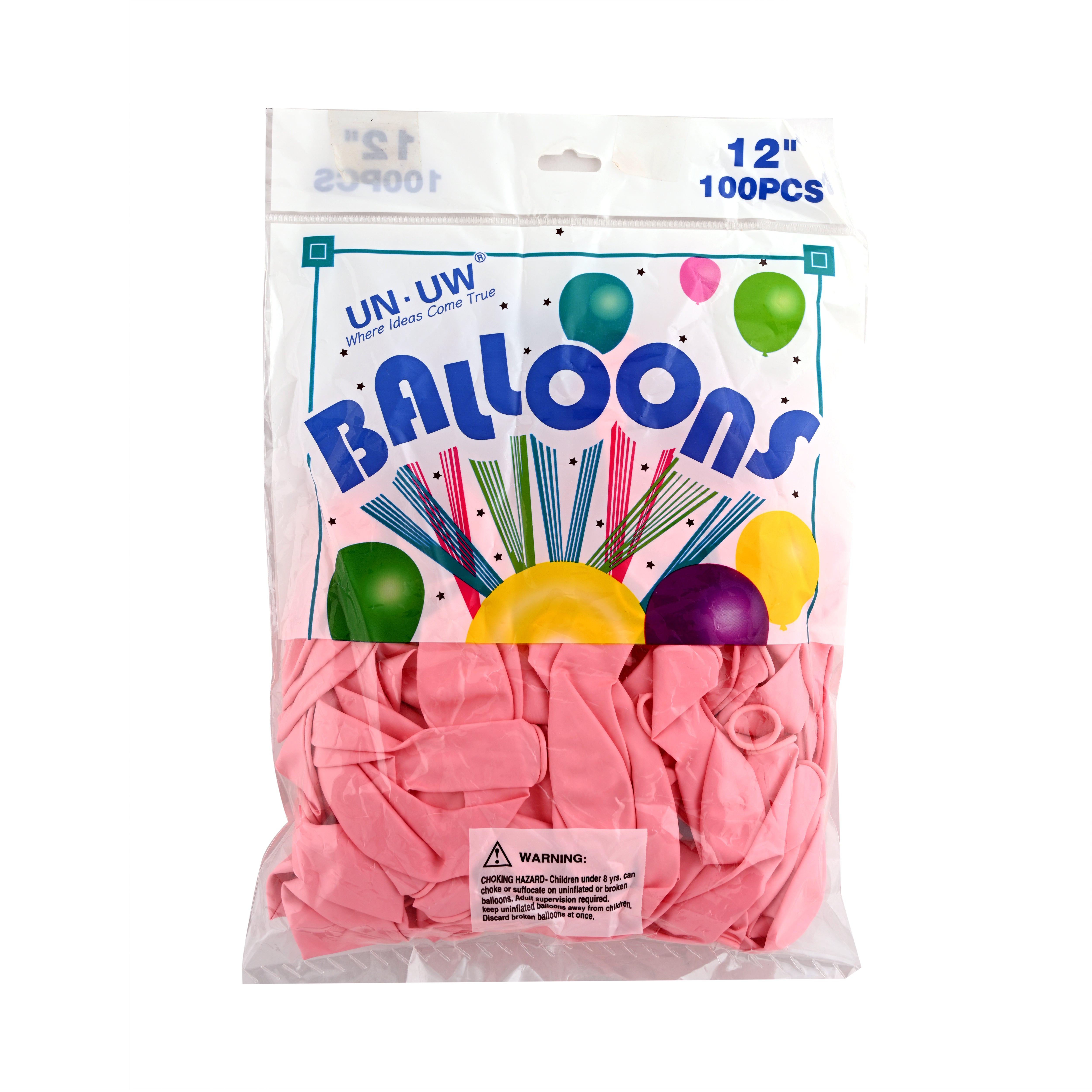 Balloon 100 Pieces, Light Pink