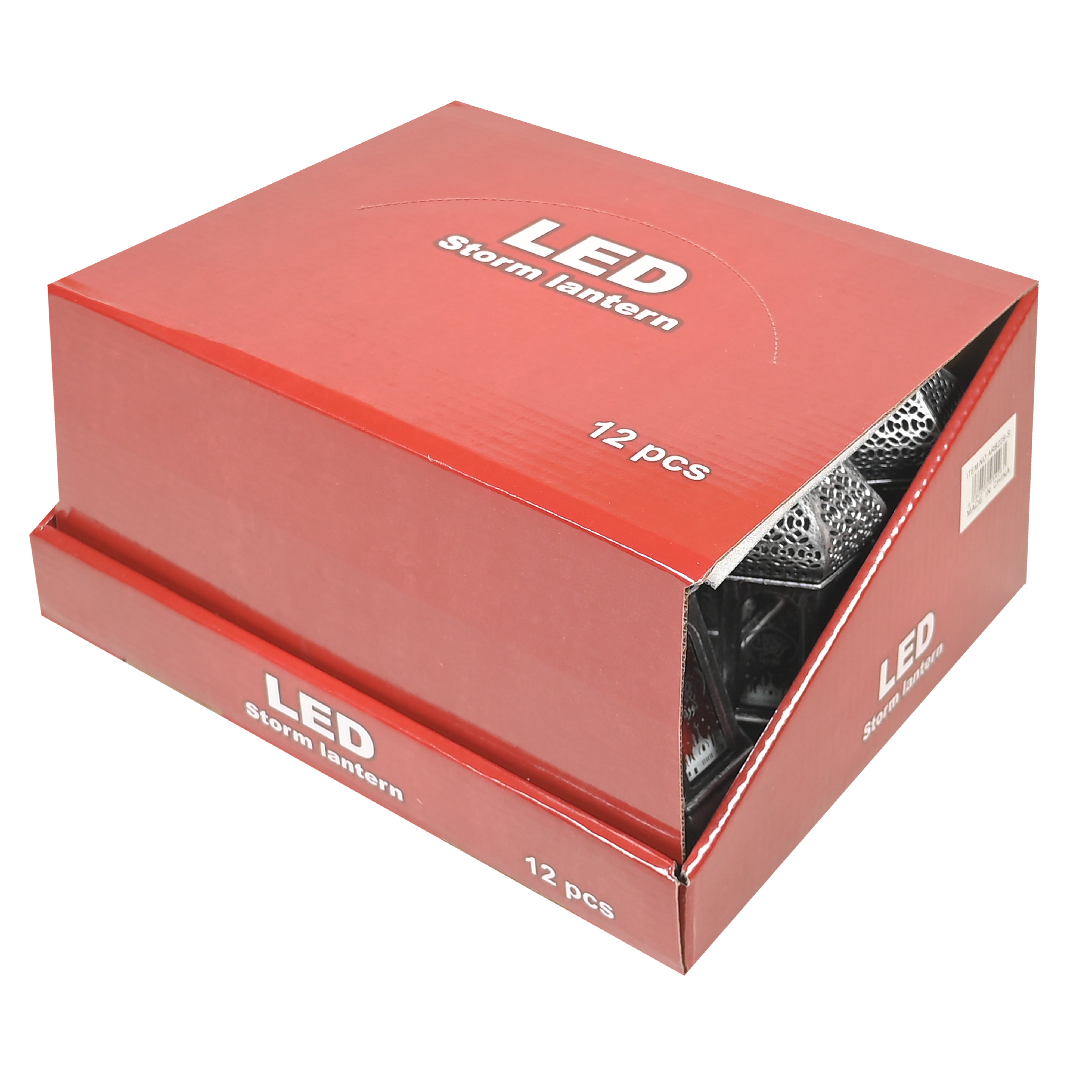 Ramadan lantern for home decorations silver 12 pieces