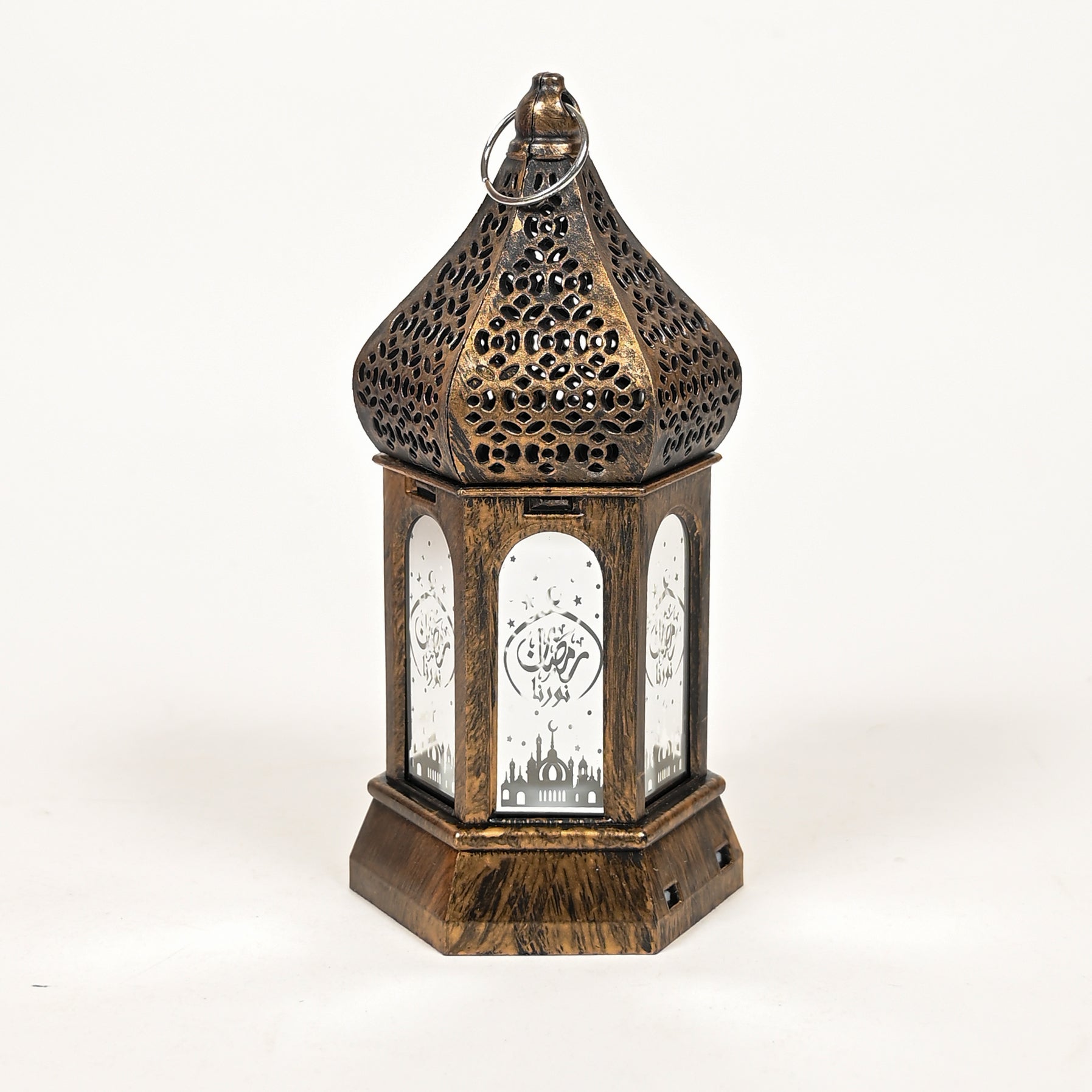 Ramadan lantern for home decorations, 12.50 CM *6 CM Copper 12 pieces