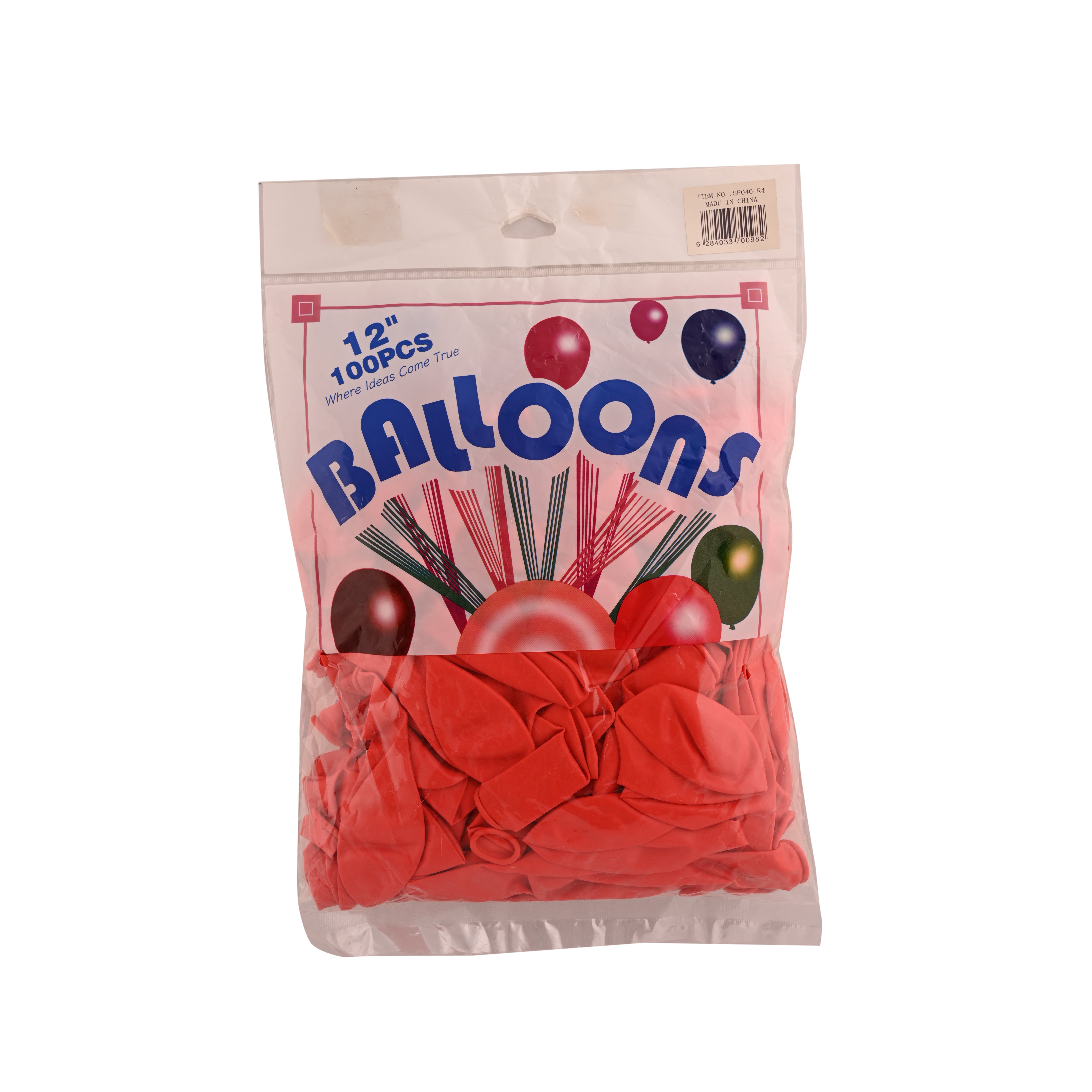 Balloon 100 Pieces, Matte Red 12 INCH