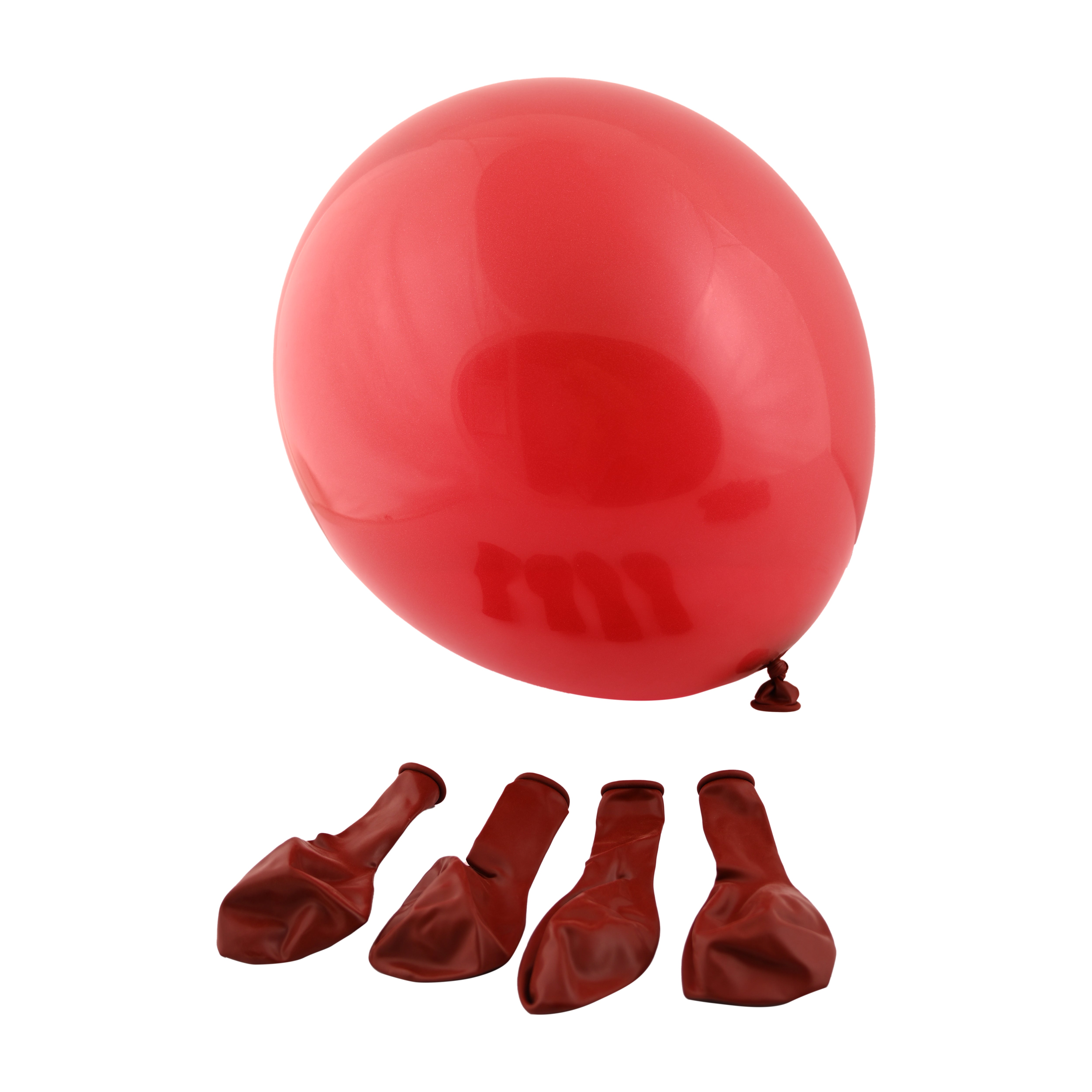 Balloon 100 Pieces, Burgundy Bag