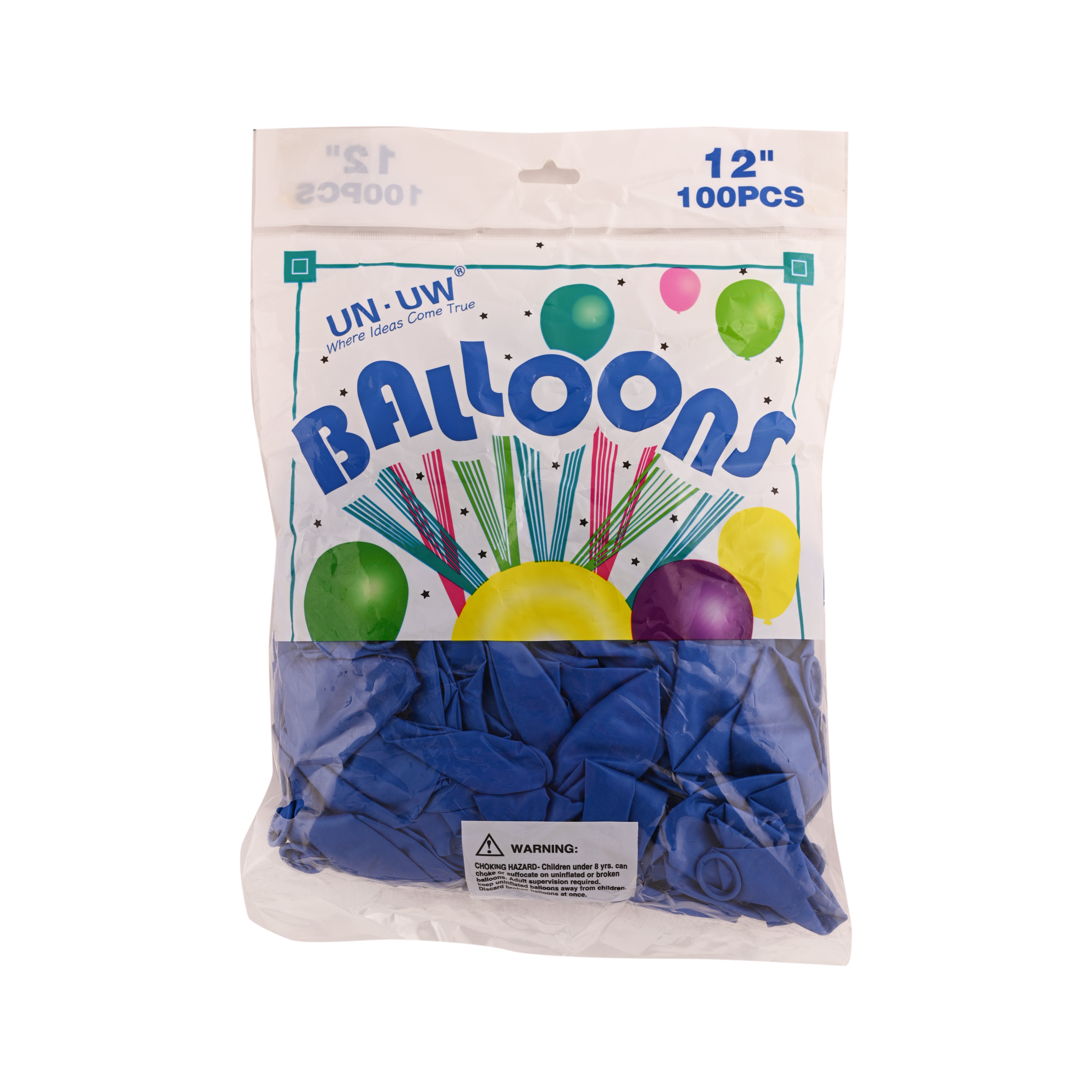 Blue balloon 100 pieces 12 inch