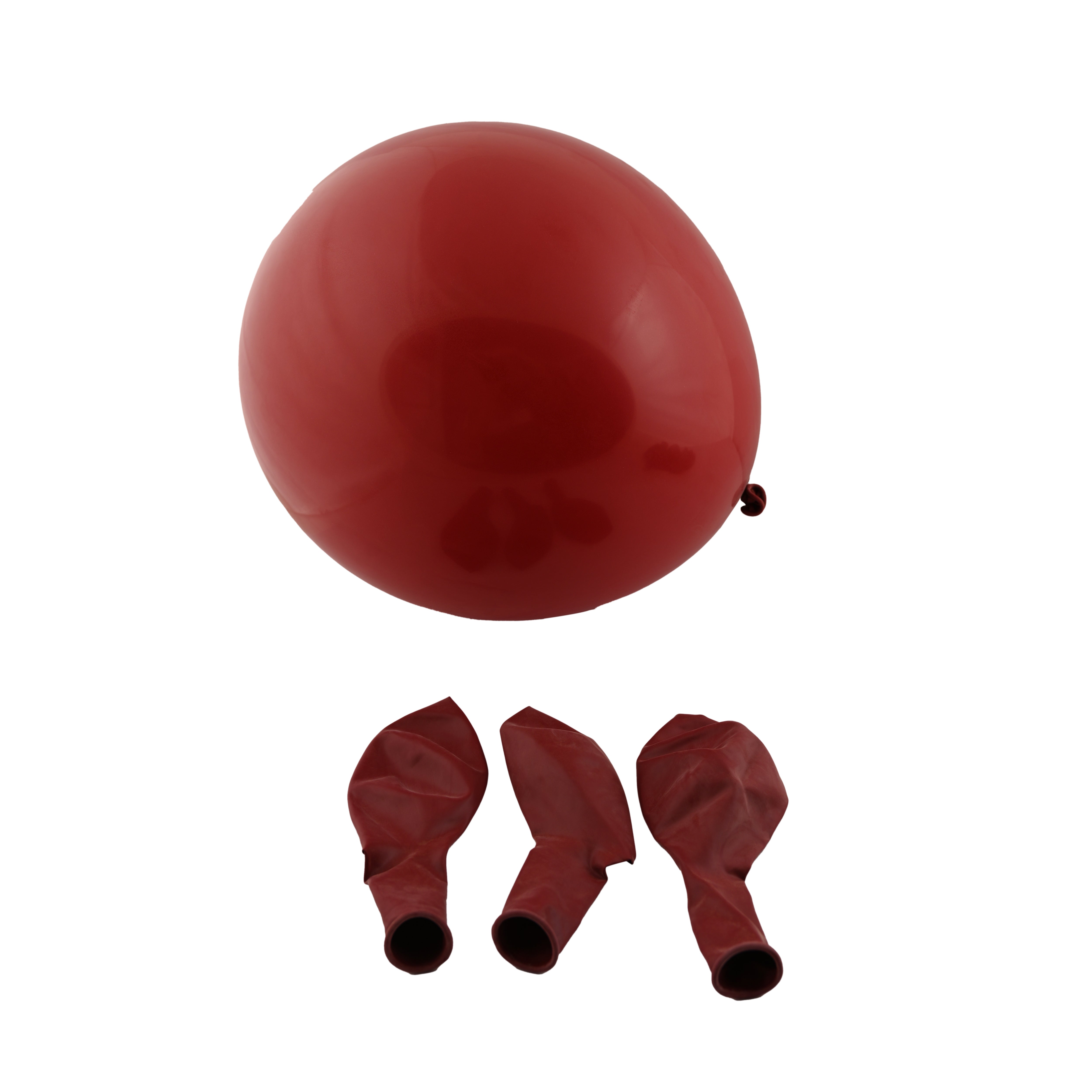 Balloon 25 Pieces, 18 Inches Long.The color is dark red